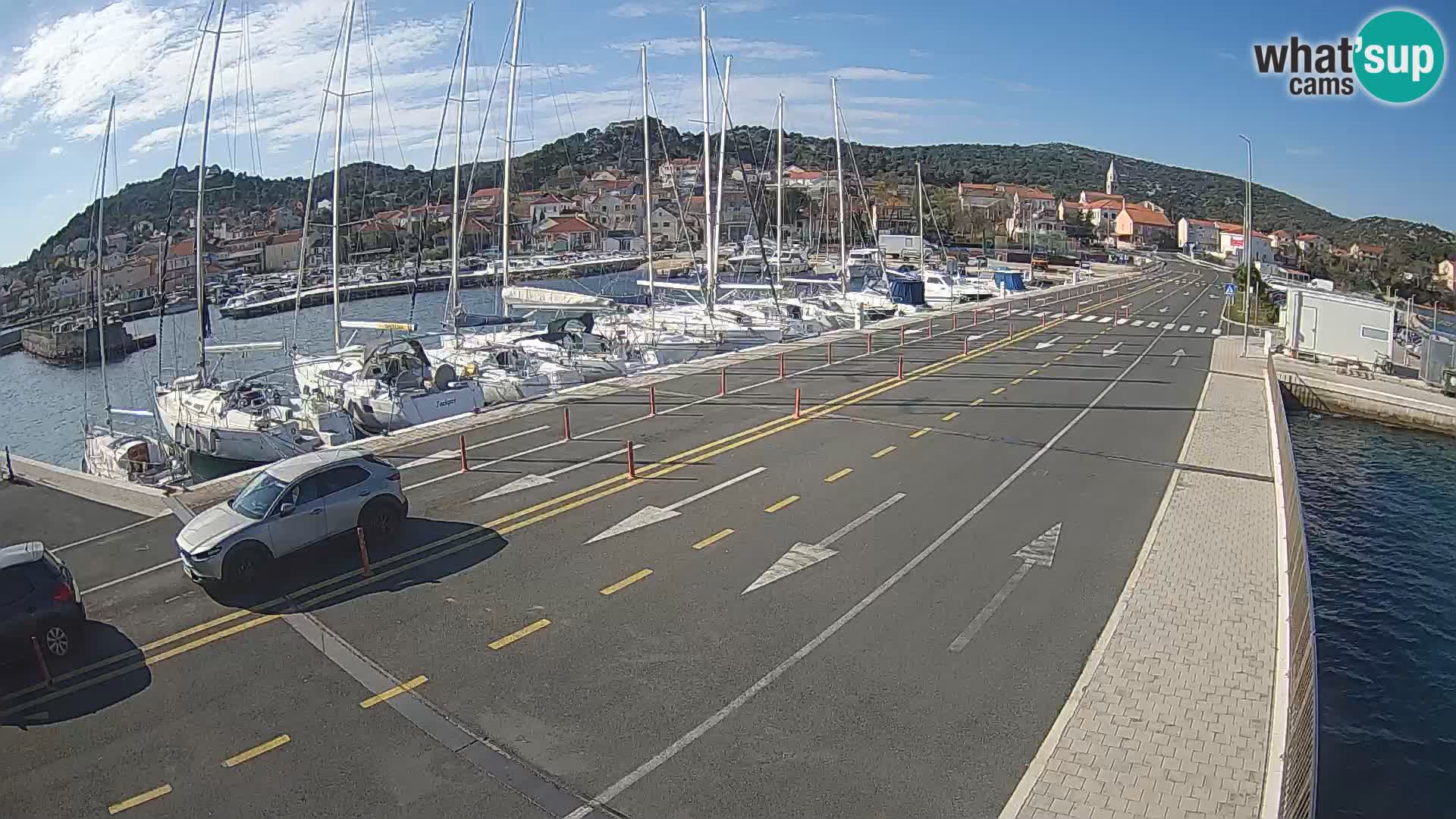 Dalmatie Tkon Traversier – webcams Croatie