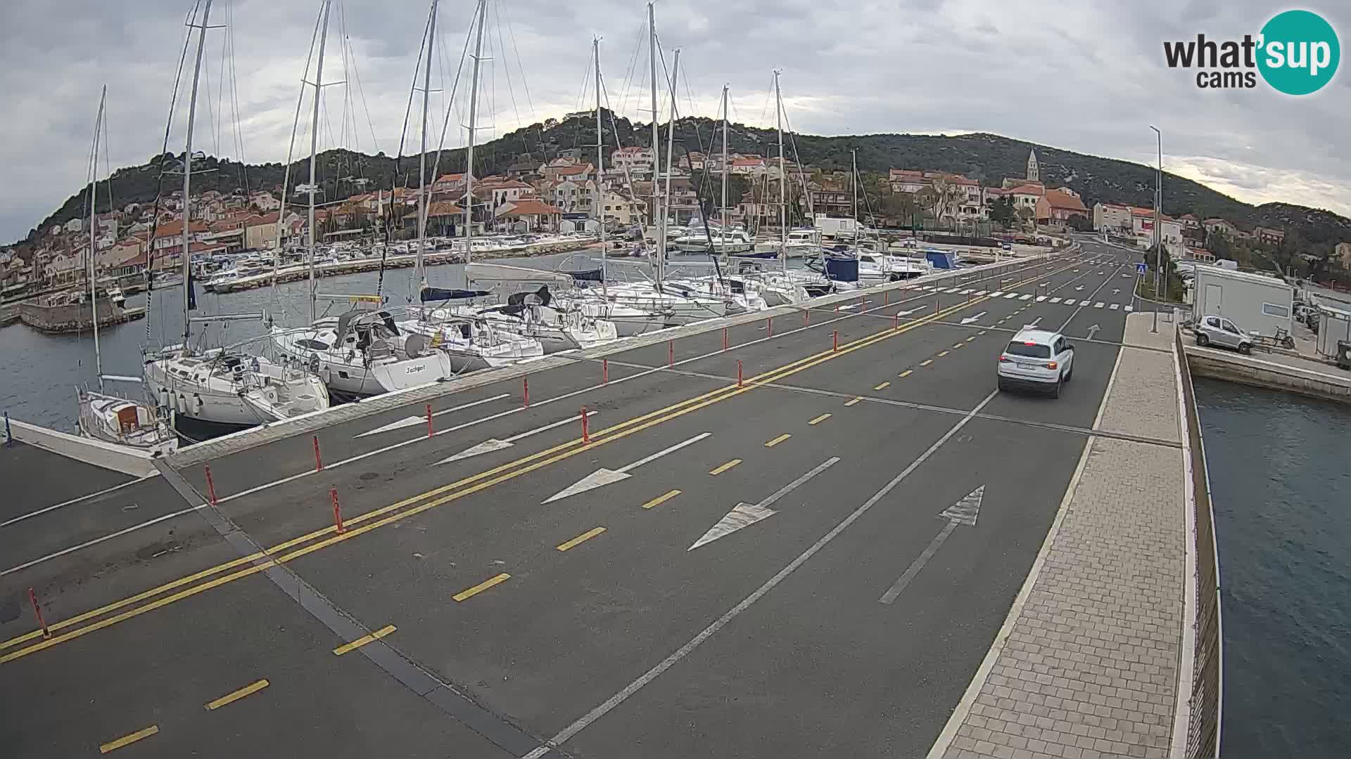Dalmacia Tkon Transportar- webcams Croacia