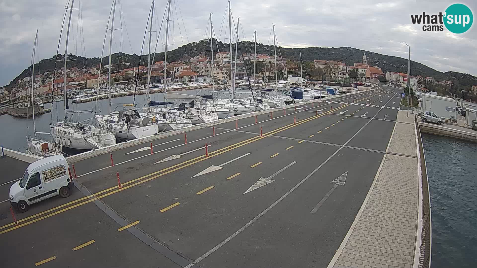 Dalmatie Tkon Traversier – webcams Croatie