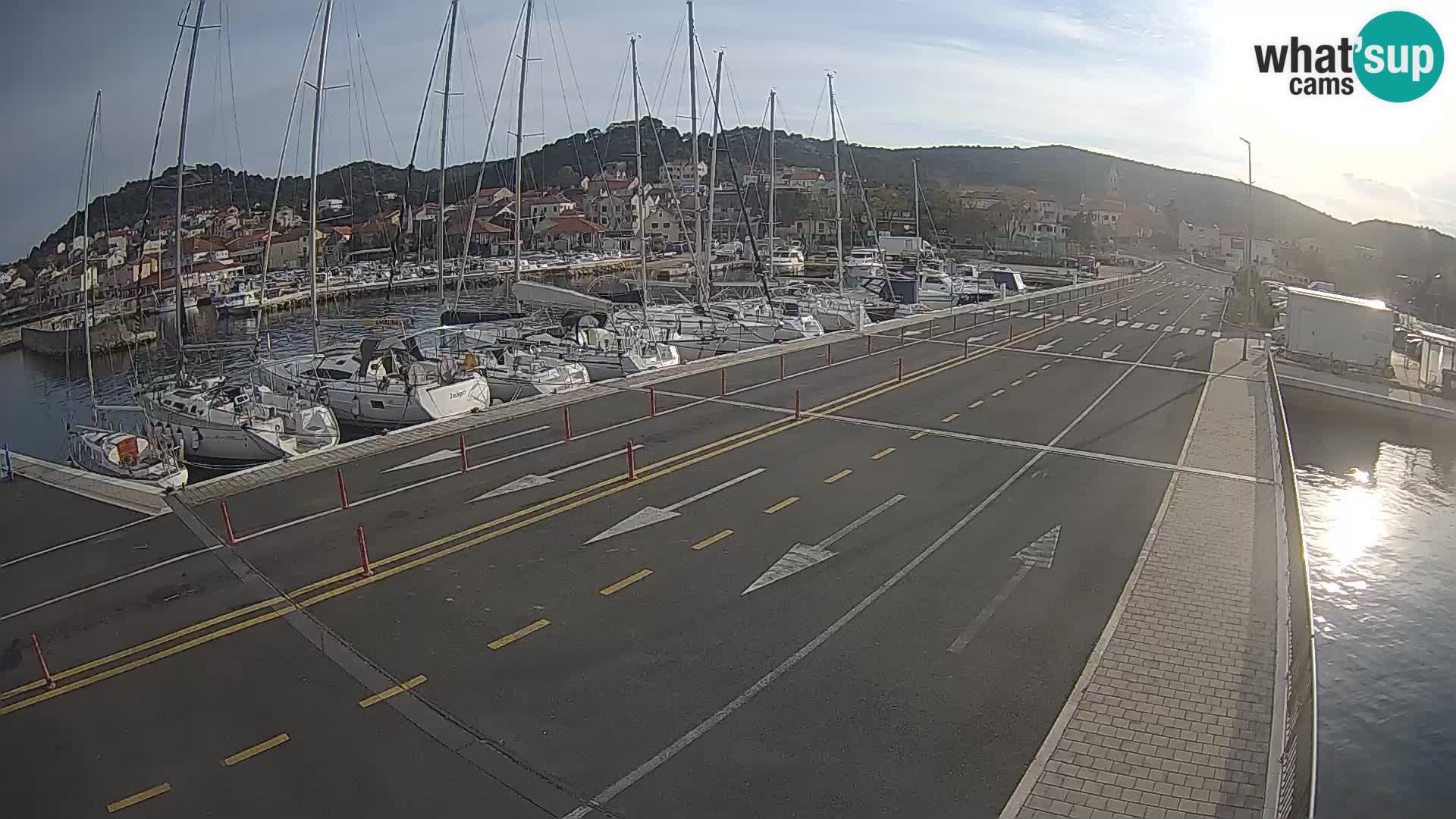Dalmacia Tkon Transportar- webcams Croacia