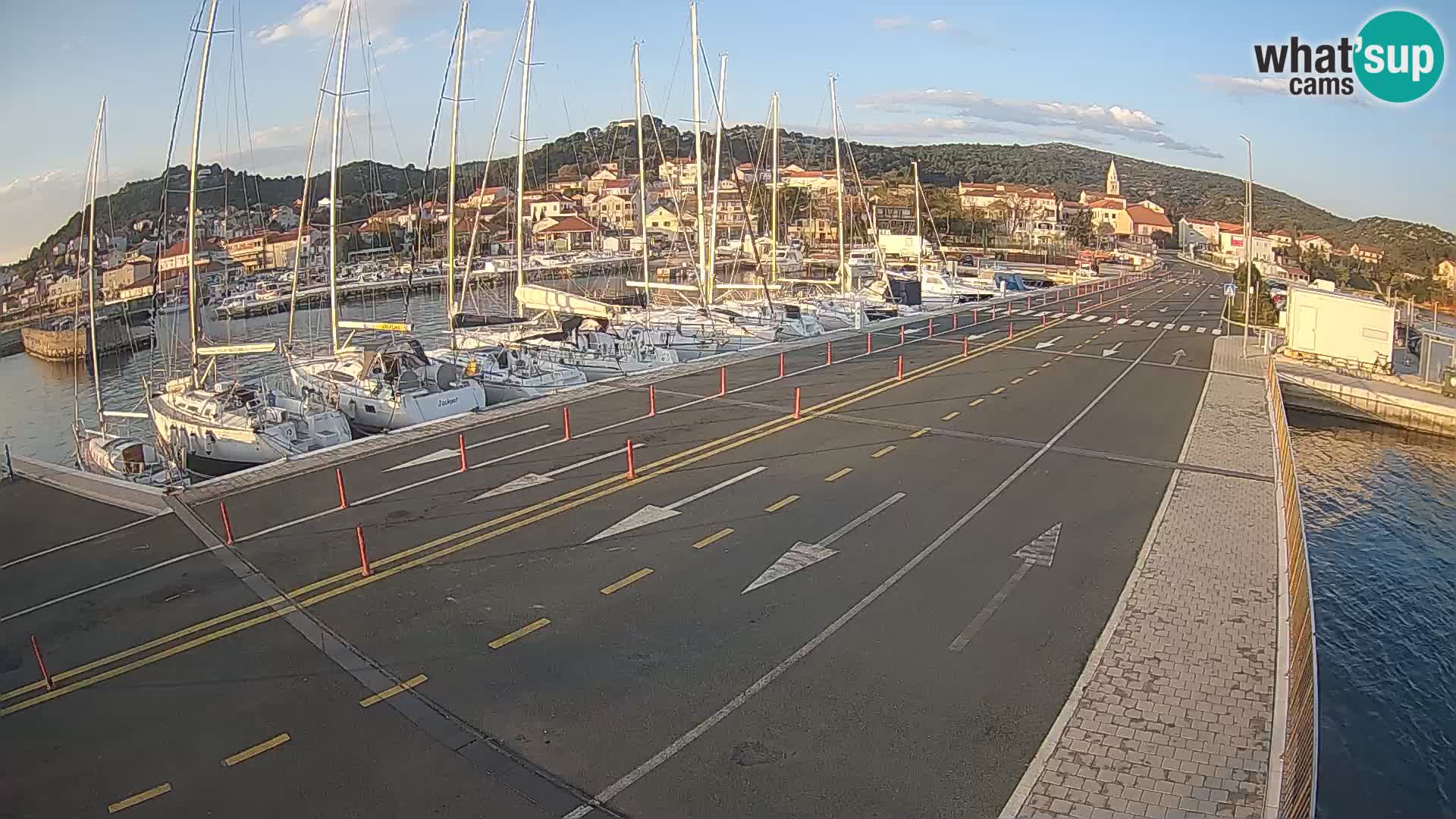 Dalmacia Tkon Transportar- webcams Croacia