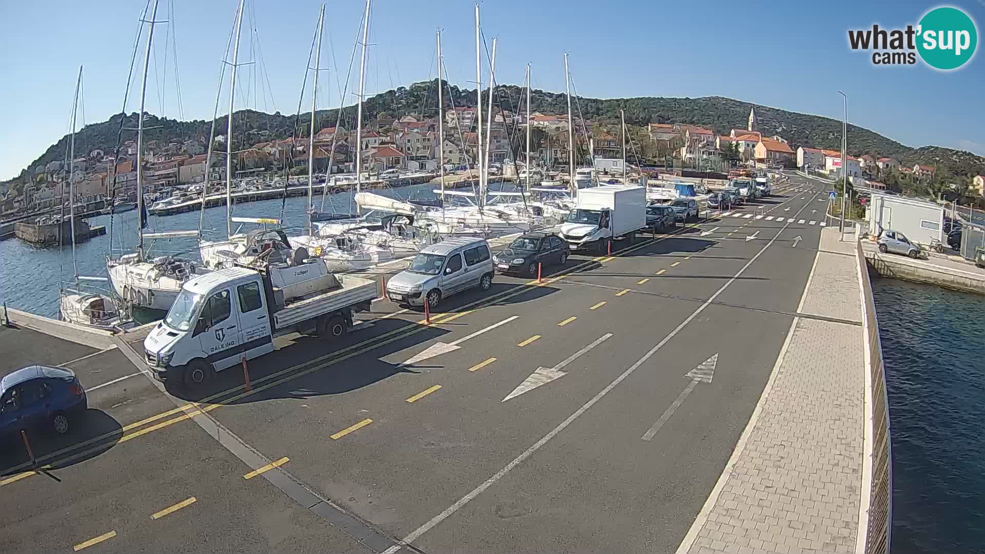 Dalmacia Tkon Transportar- webcams Croacia
