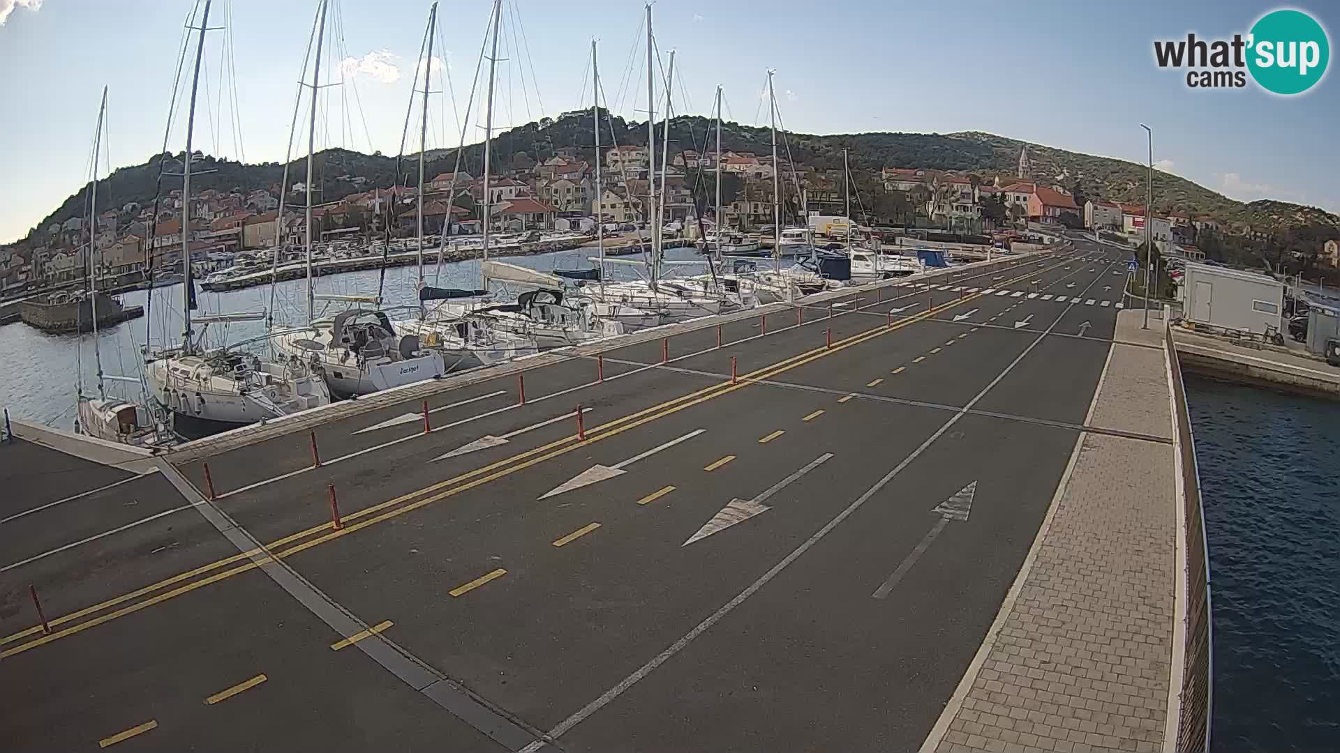 Dalmacia Tkon Transportar- webcams Croacia