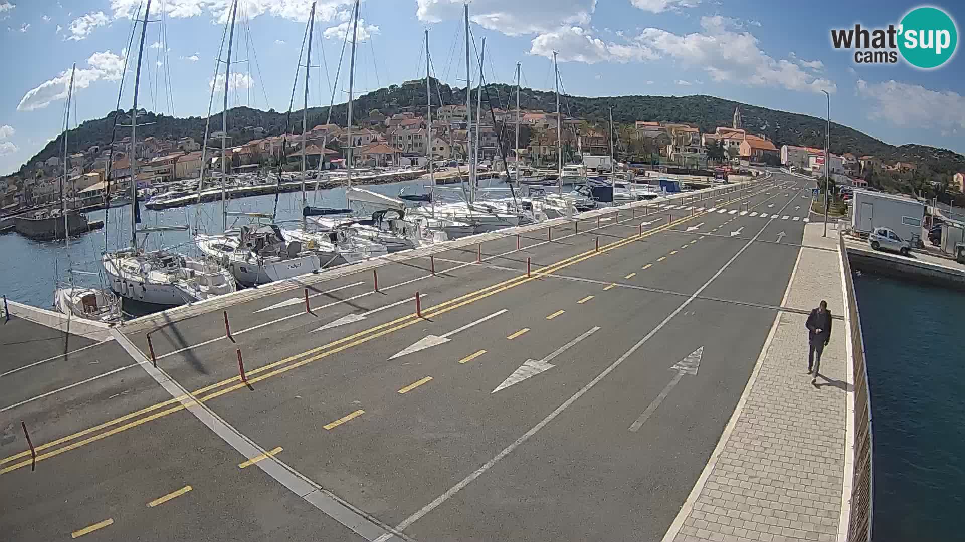Dalmatie Tkon Traversier – webcams Croatie