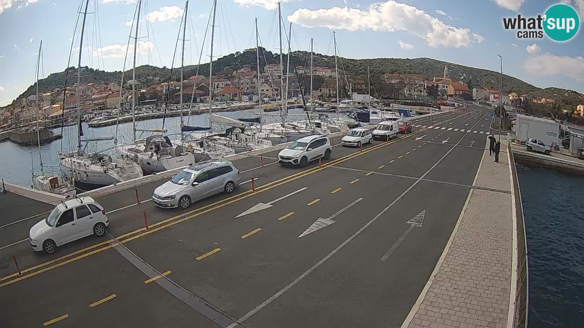 Dalmatie Tkon Traversier – webcams Croatie