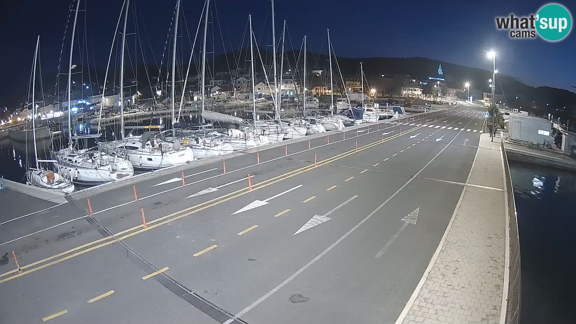 Dalmatie Tkon Traversier – webcams Croatie