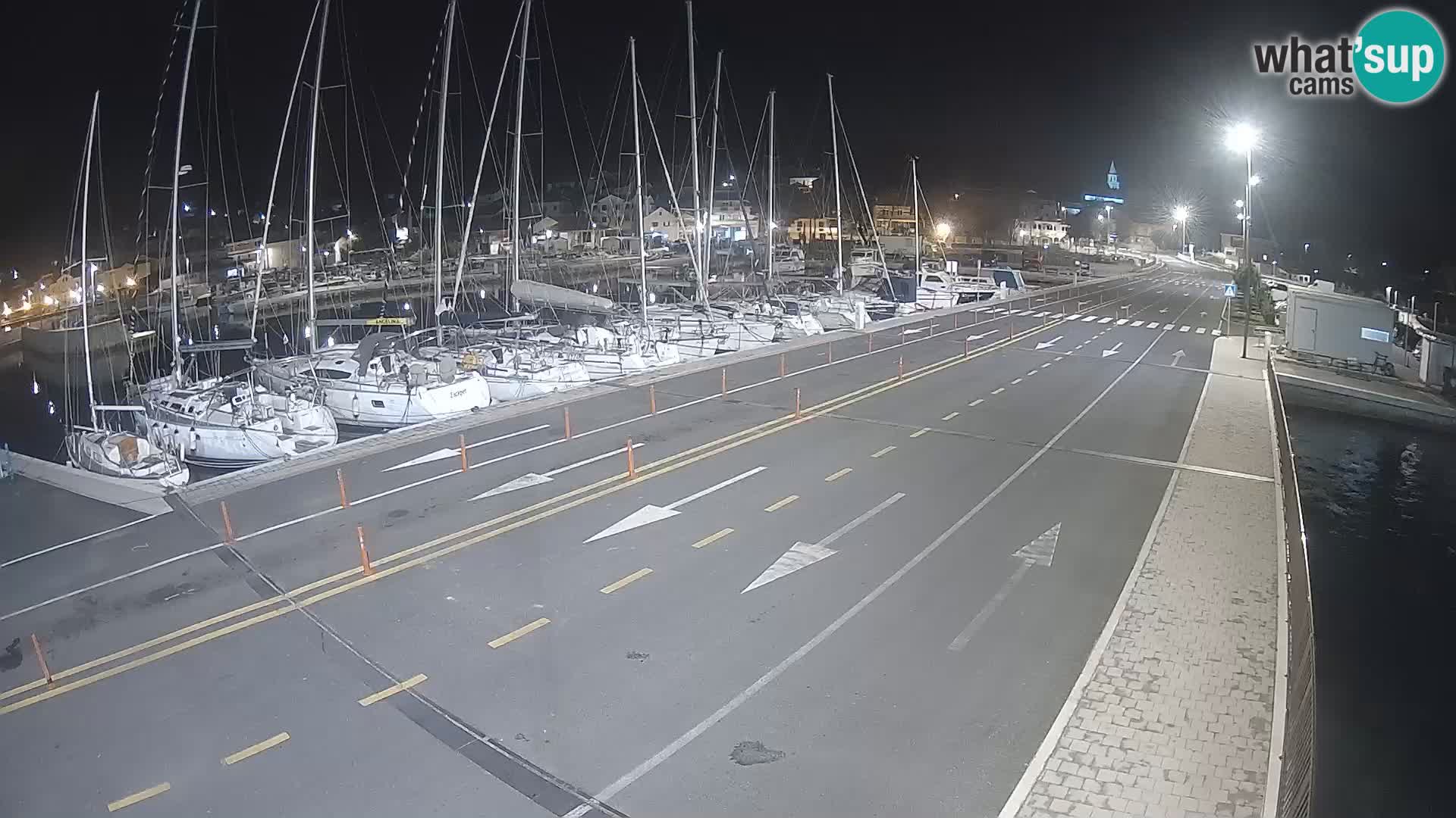 Dalmacia Tkon Transportar- webcams Croacia