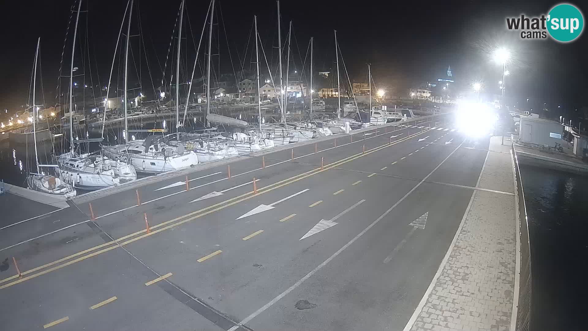 Dalmatie Tkon Traversier – webcams Croatie