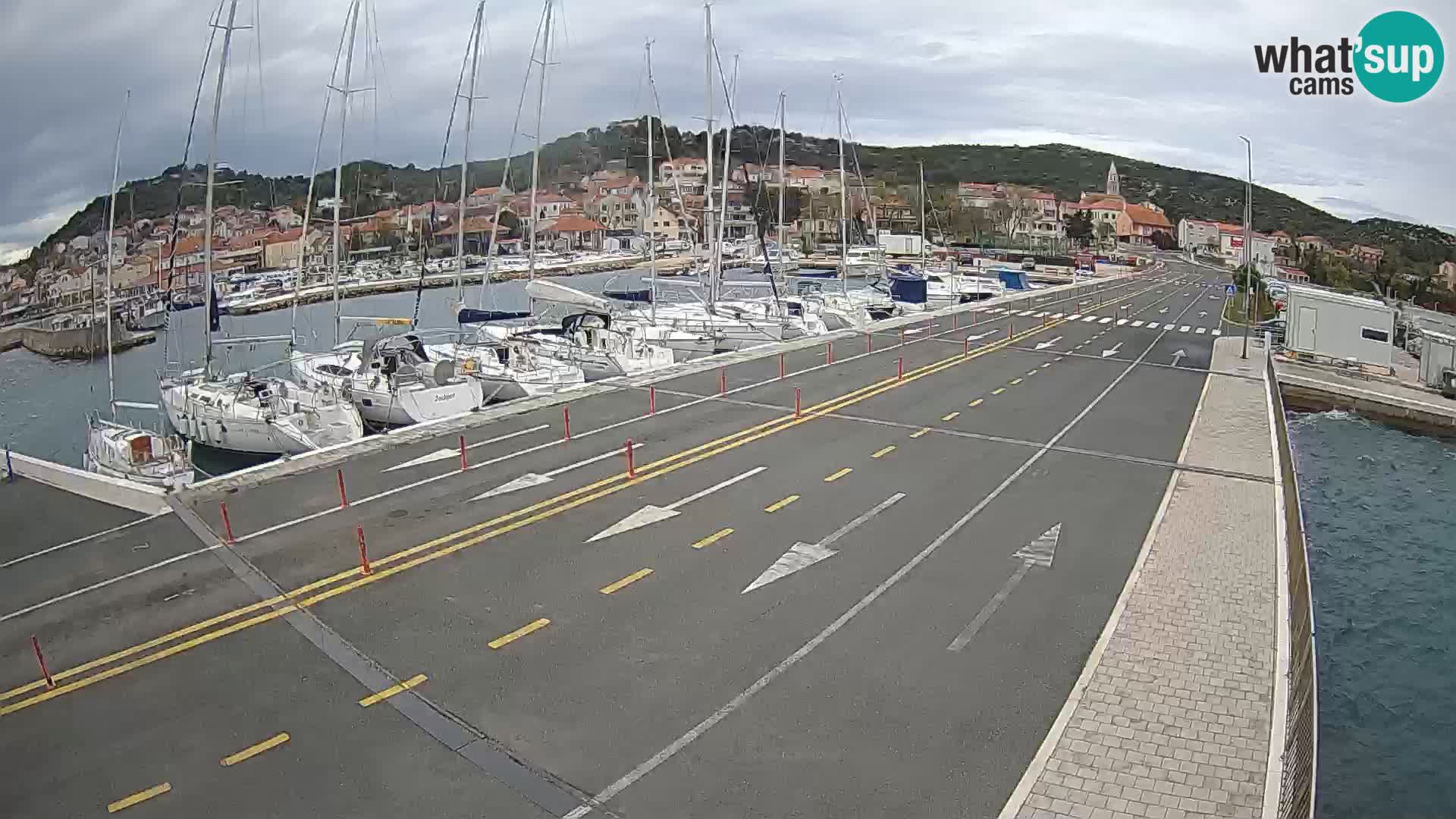 Dalmacia Tkon Transportar- webcams Croacia