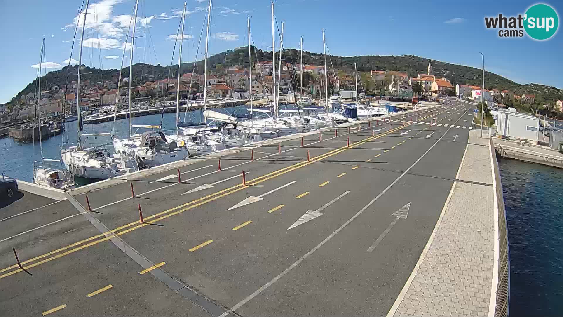 Dalmacija Trajekt Tkon – spletne kamere Hrvaška