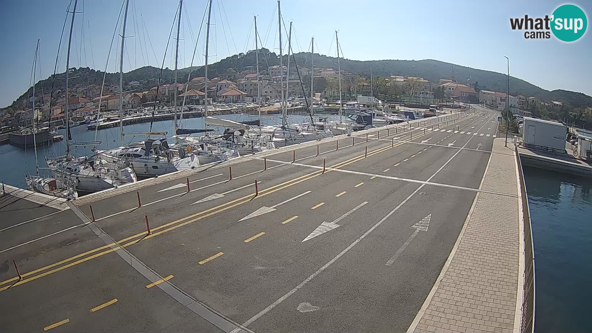 Dalmacia Tkon Transportar- webcams Croacia