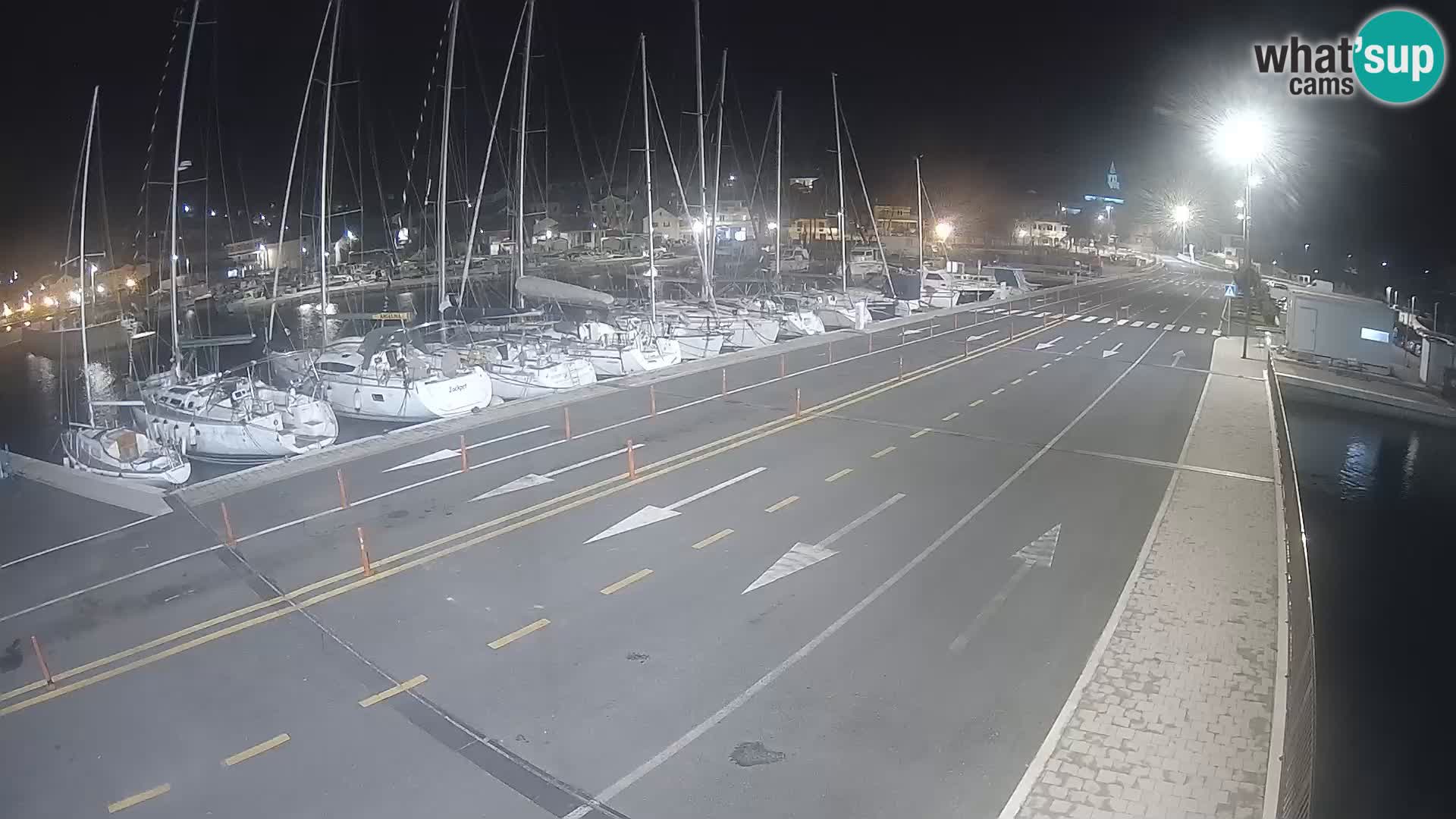 Dalmacia Tkon Transportar- webcams Croacia