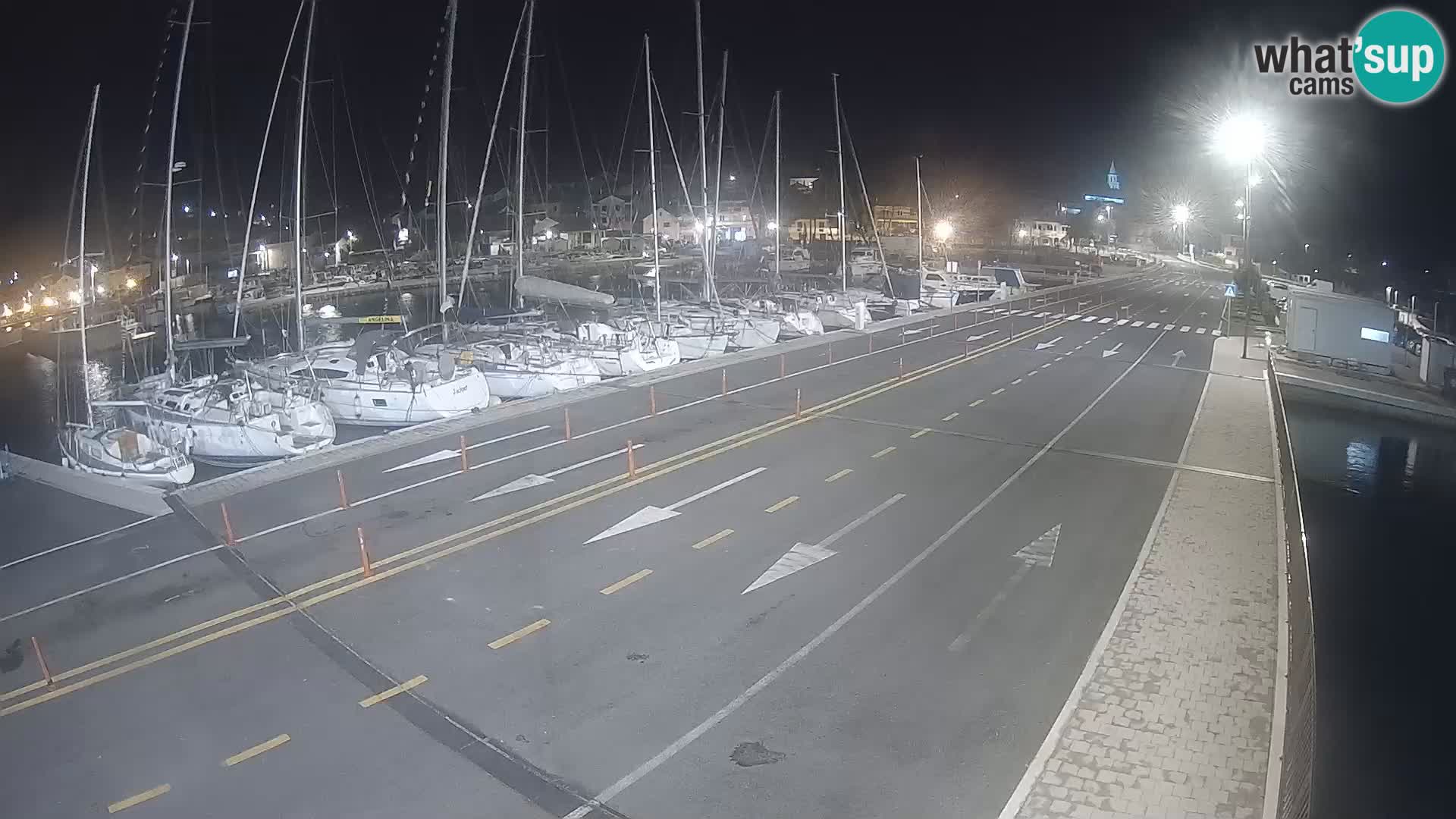 Dalmacia Tkon Transportar- webcams Croacia