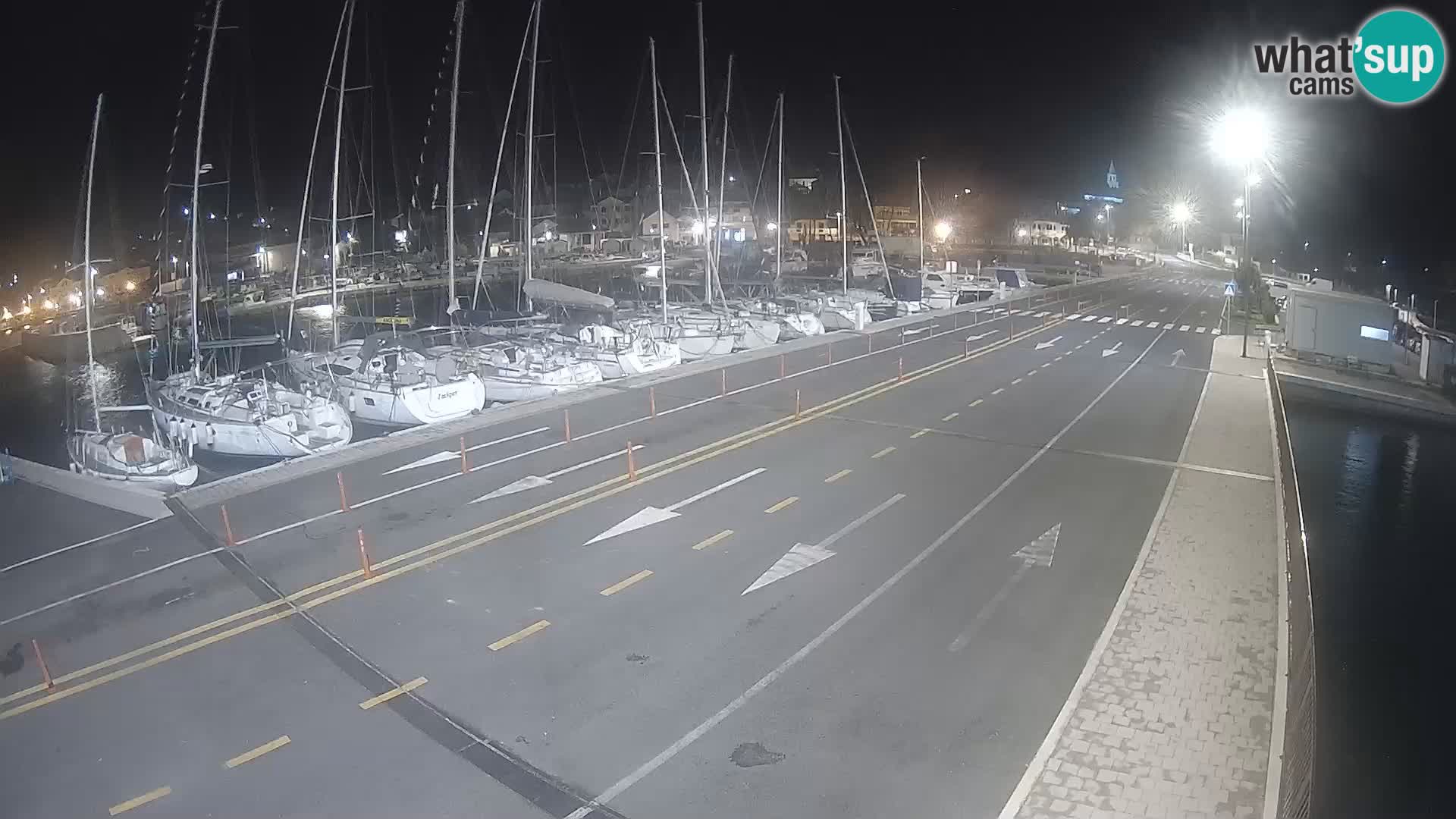 Dalmacia Tkon Transportar- webcams Croacia