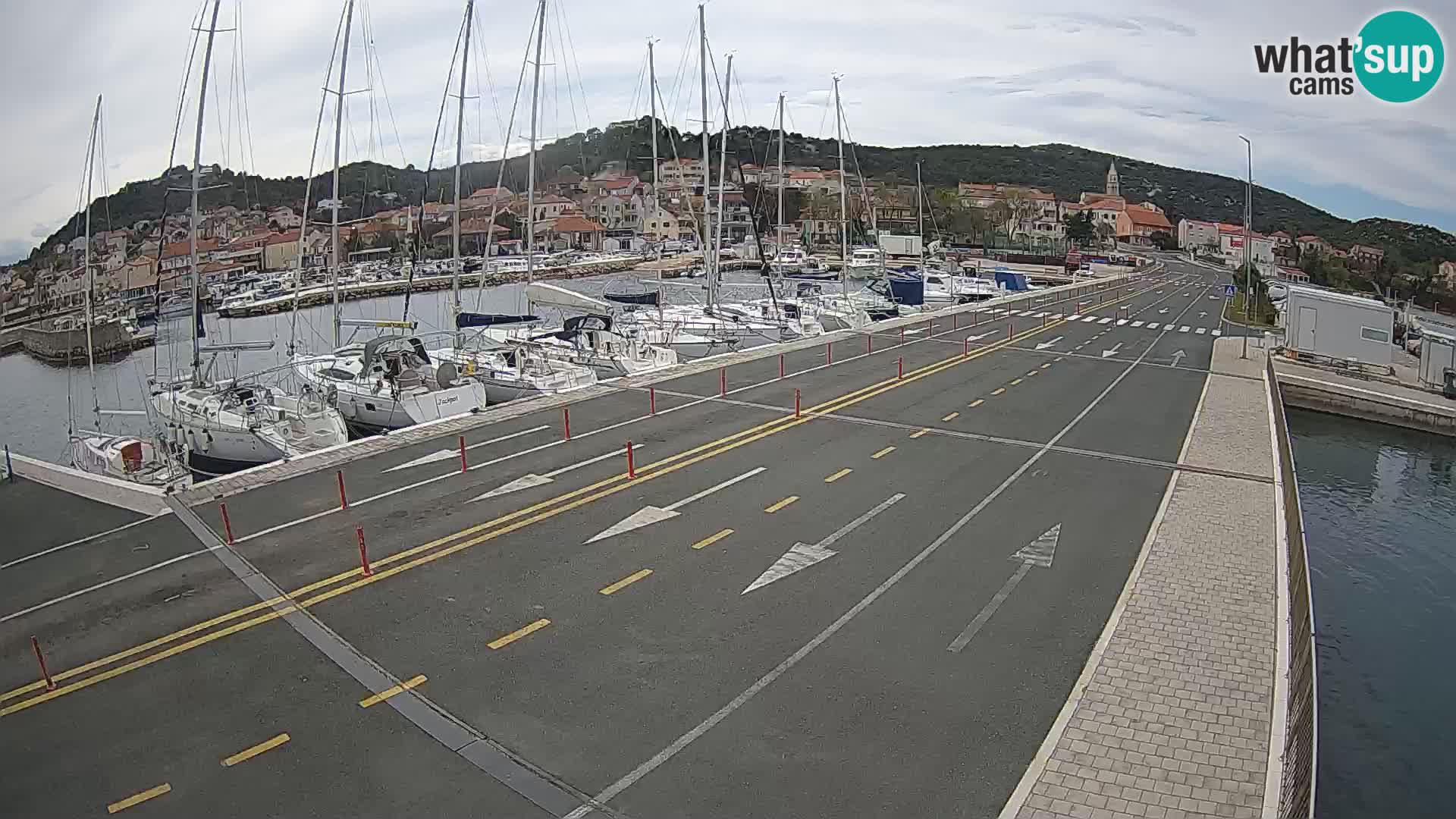 Dalmatie Tkon Traversier – webcams Croatie