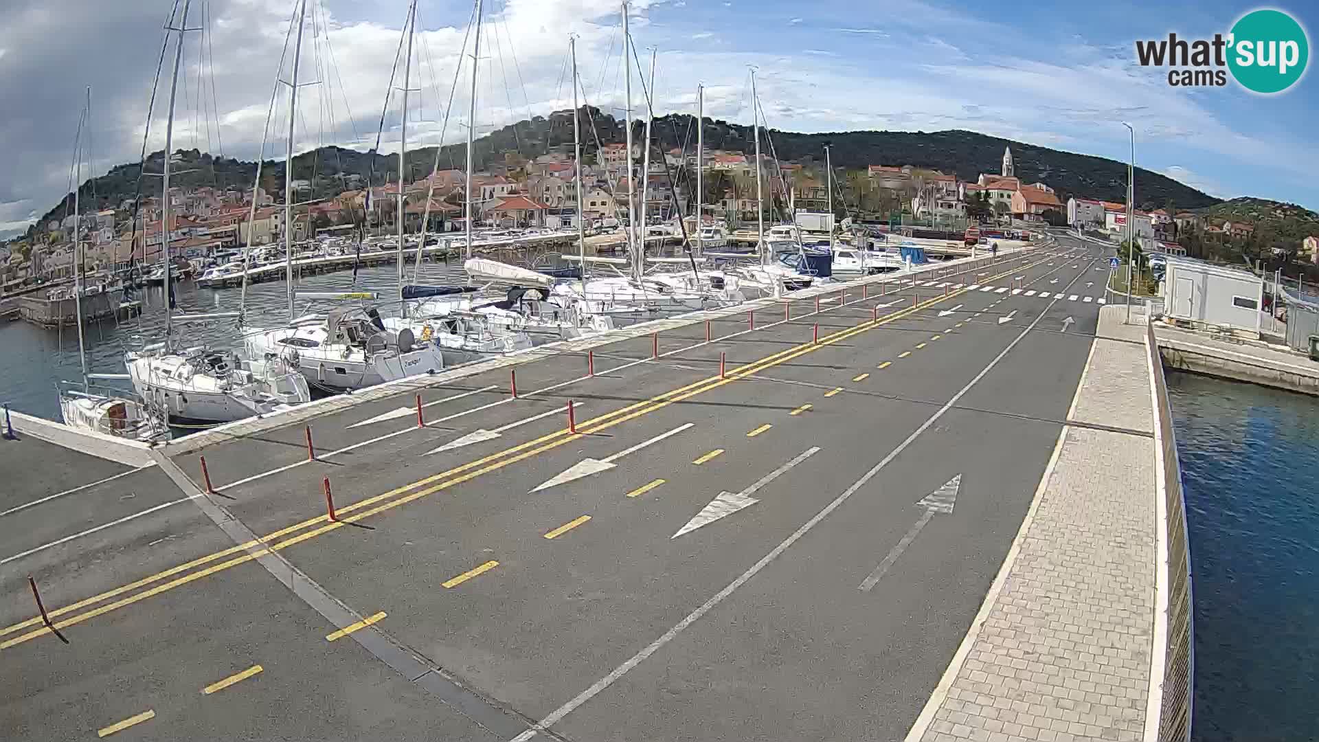 Dalmatie Tkon Traversier – webcams Croatie