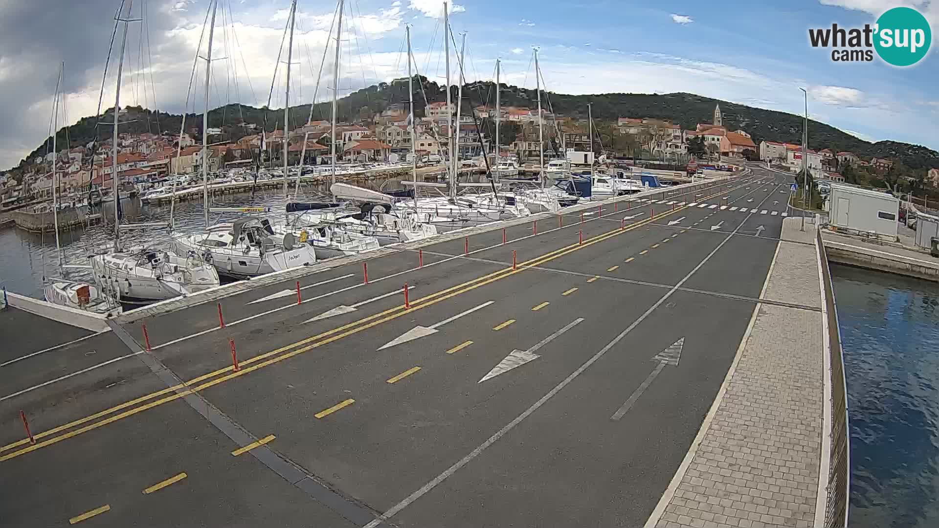 Dalmacia Tkon Transportar- webcams Croacia