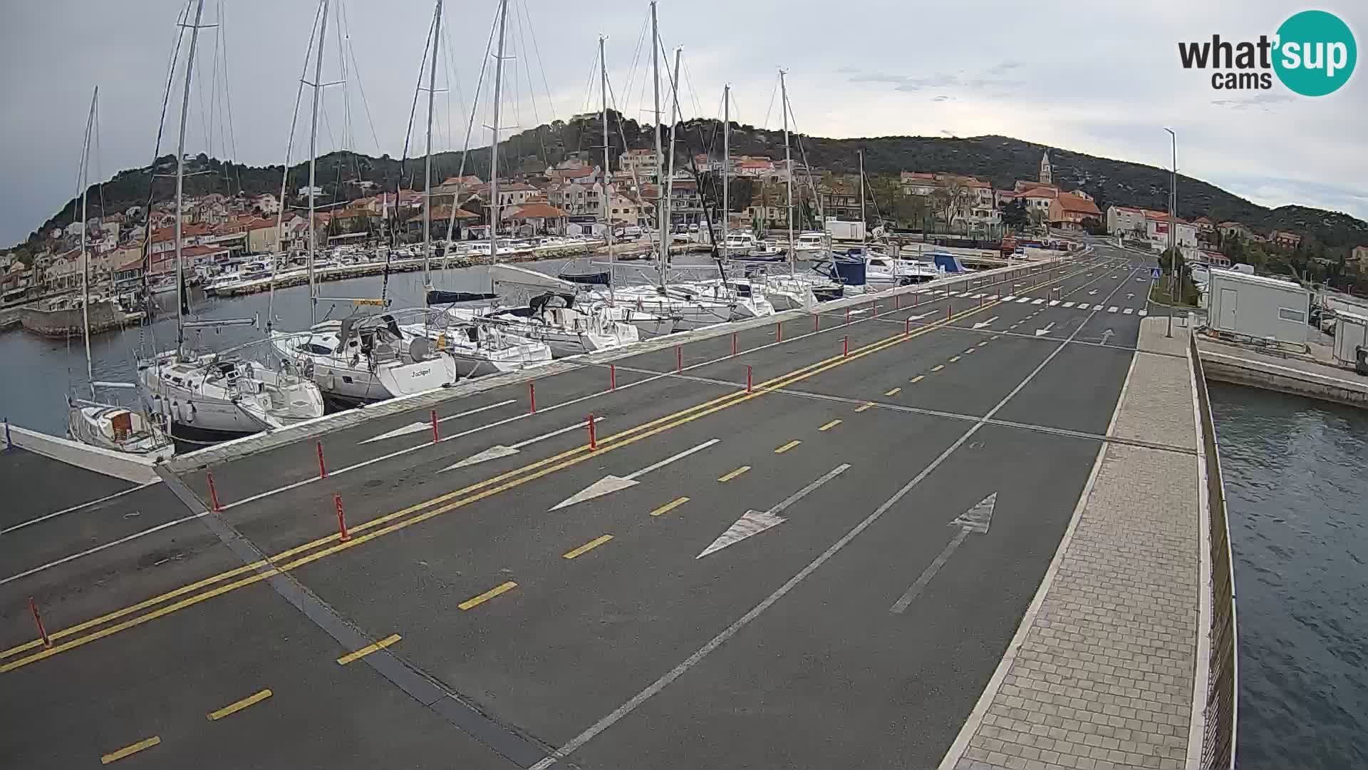 Dalmatie Tkon Traversier – webcams Croatie
