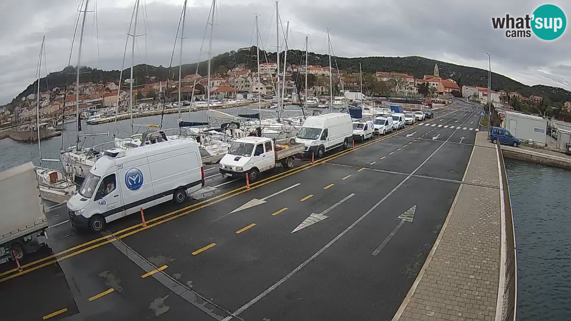 Dalmacia Tkon Transportar- webcams Croacia