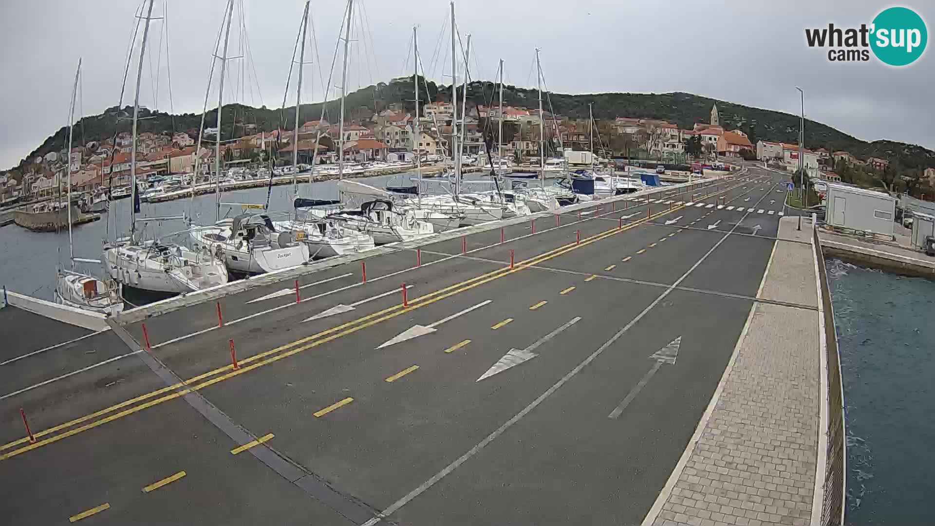 Dalmatie Tkon Traversier – webcams Croatie