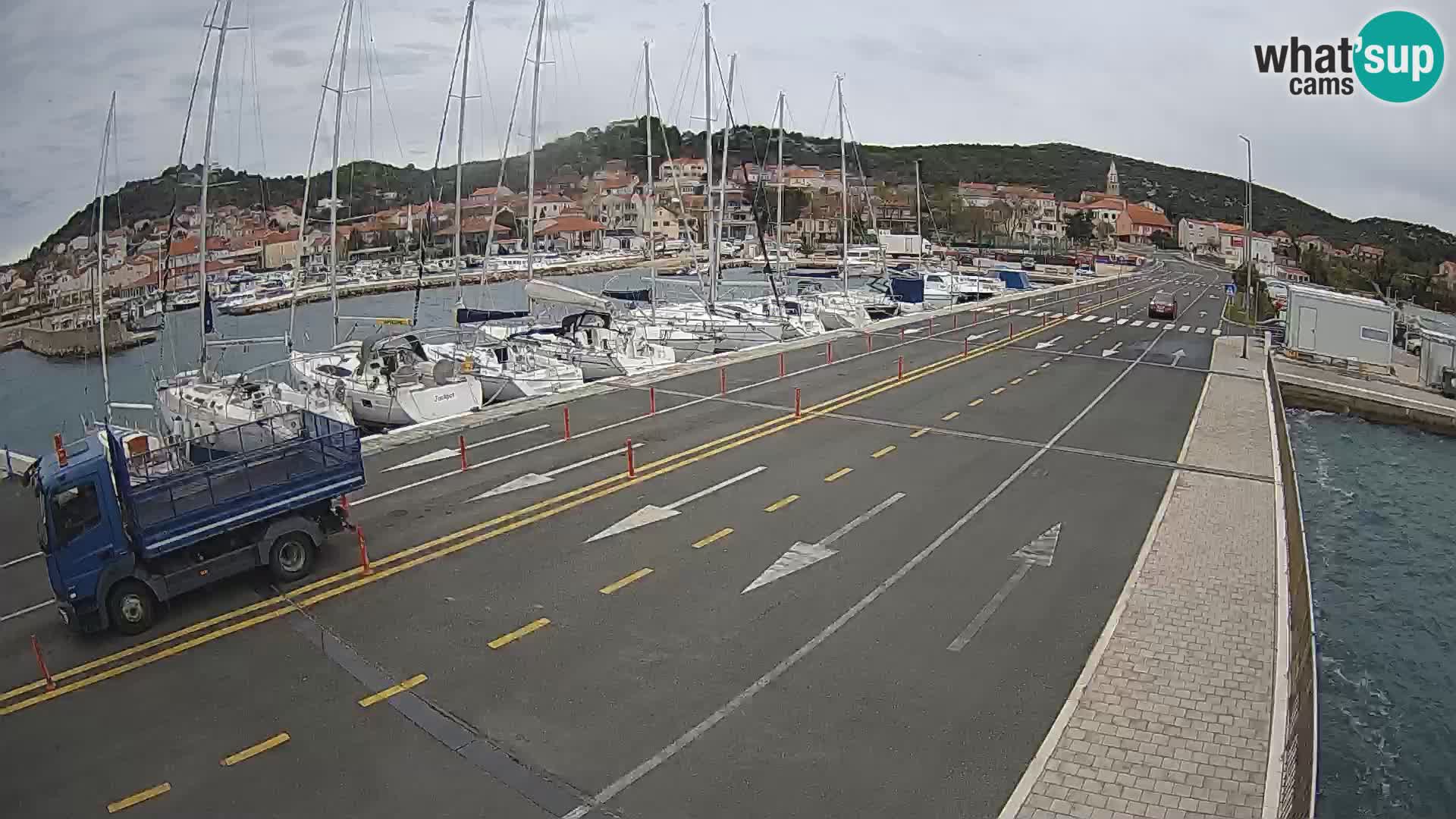 Dalmatie Tkon Traversier – webcams Croatie