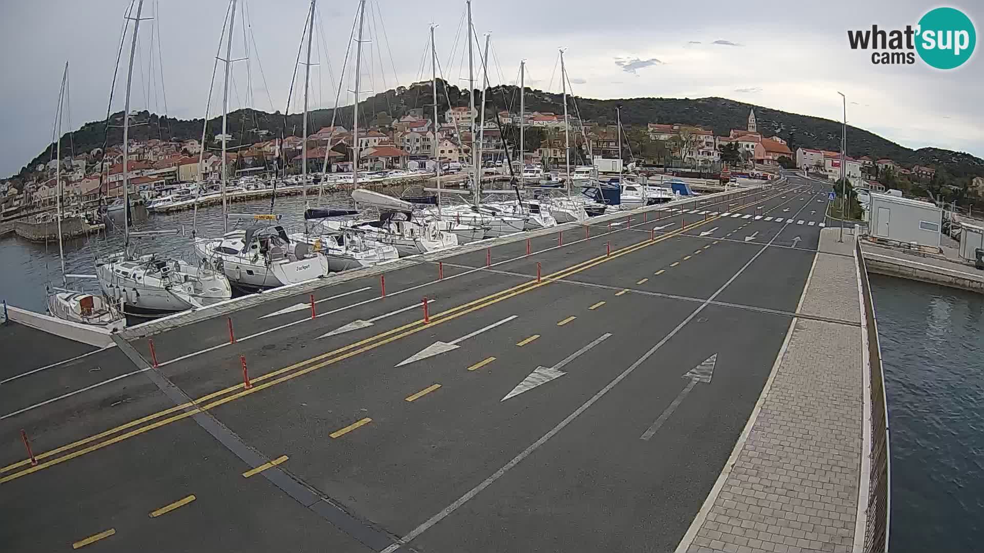 Dalmacia Tkon Transportar- webcams Croacia