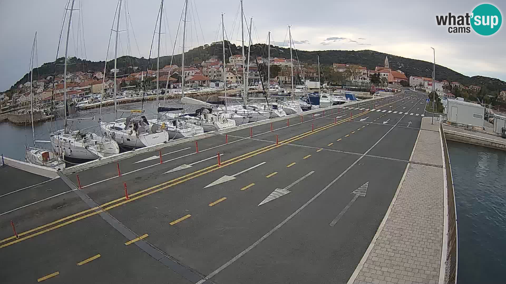 Dalmacia Tkon Transportar- webcams Croacia