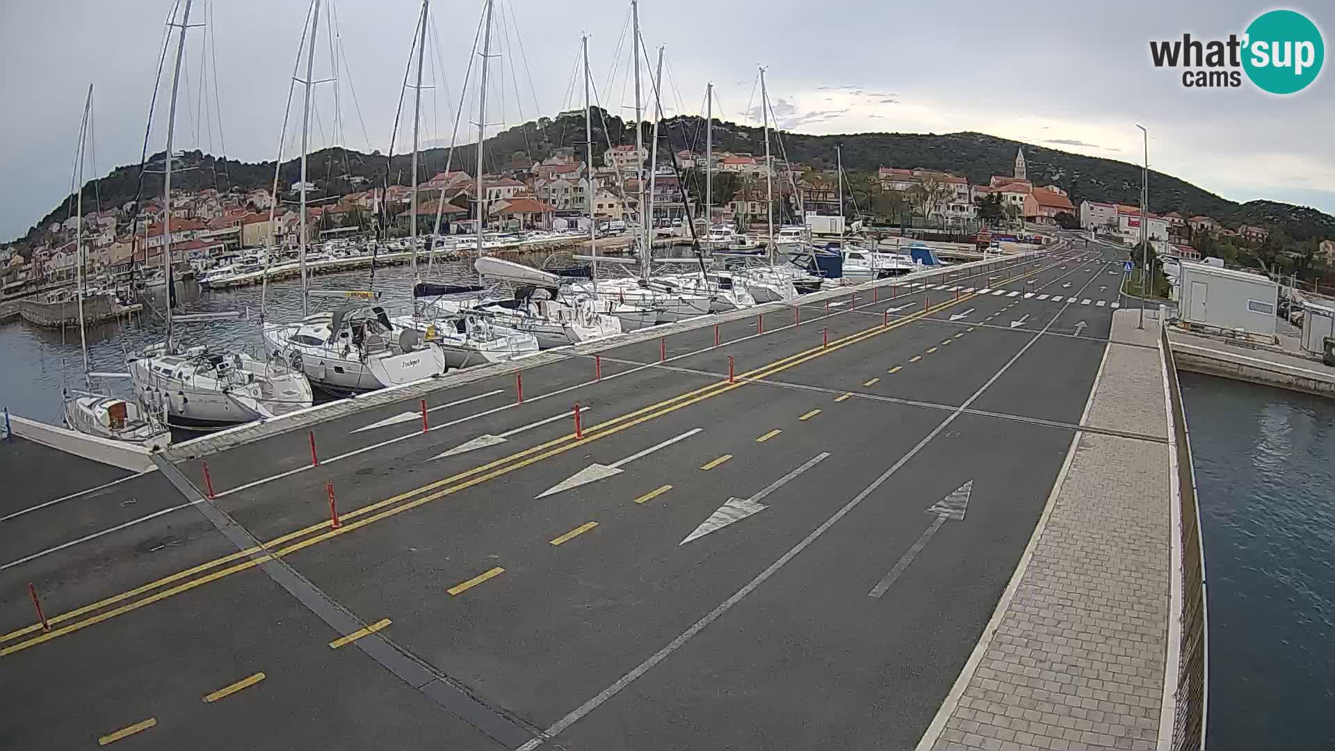 Dalmatie Tkon Traversier – webcams Croatie