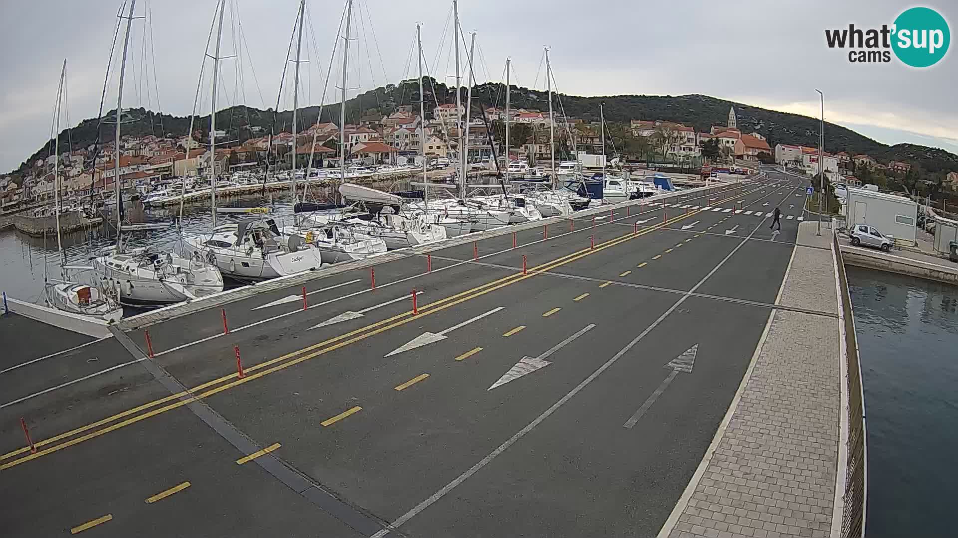 Dalmatie Tkon Traversier – webcams Croatie