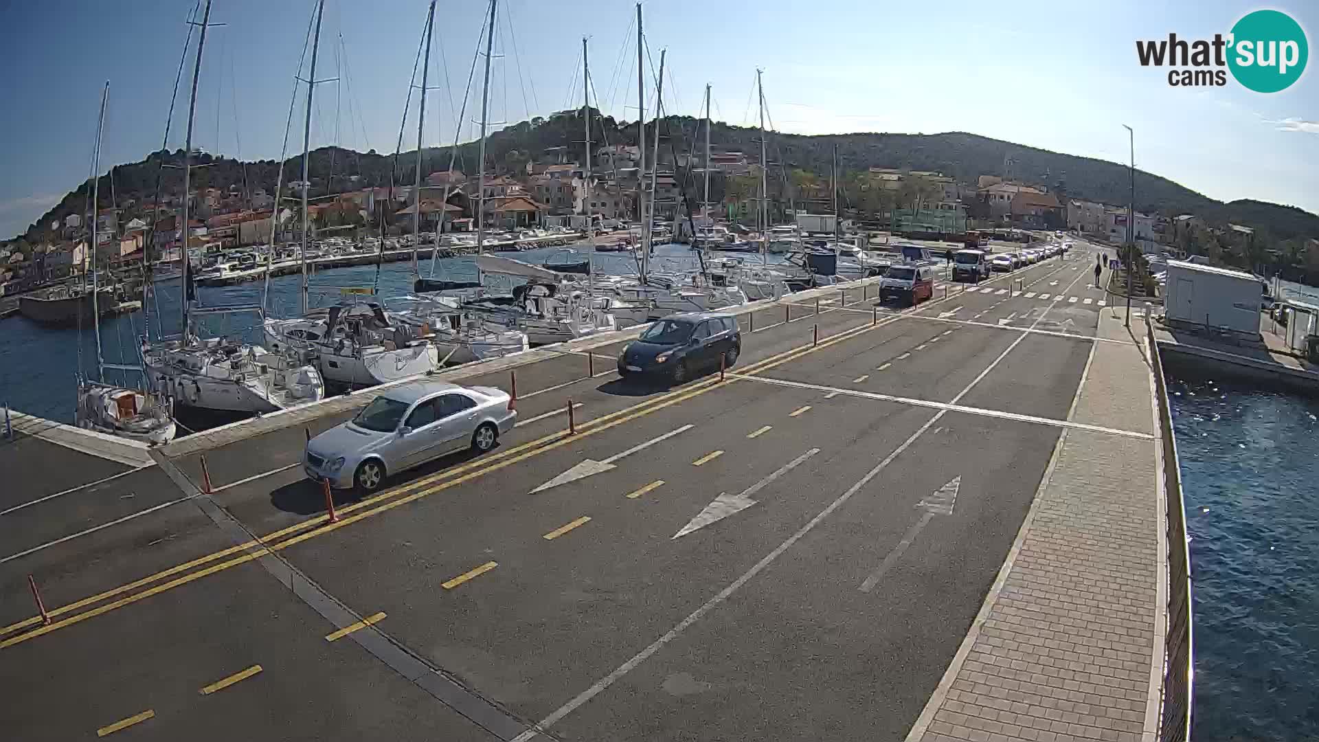 Dalmacia Tkon Transportar- webcams Croacia