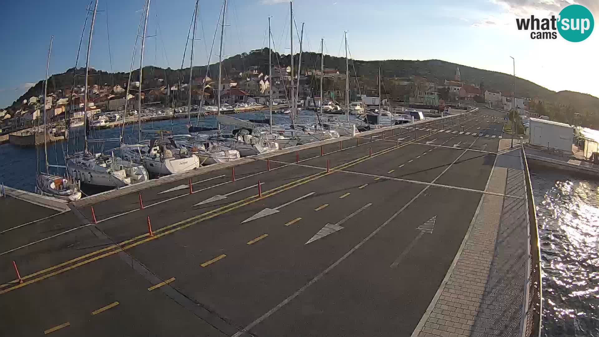 Dalmacia Tkon Transportar- webcams Croacia