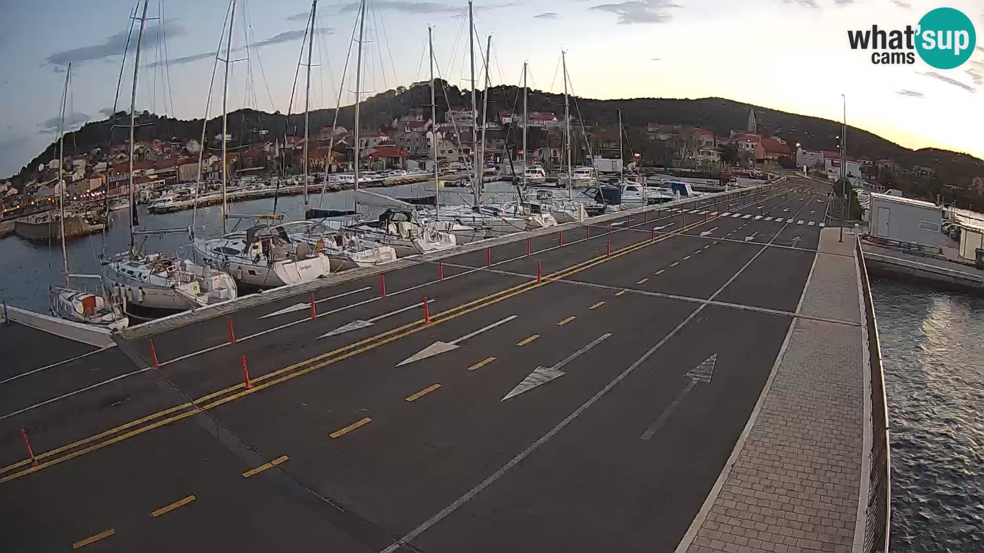 Dalmatie Tkon Traversier – webcams Croatie