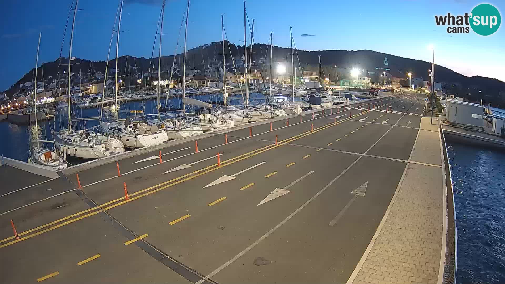 Dalmacia Tkon Transportar- webcams Croacia