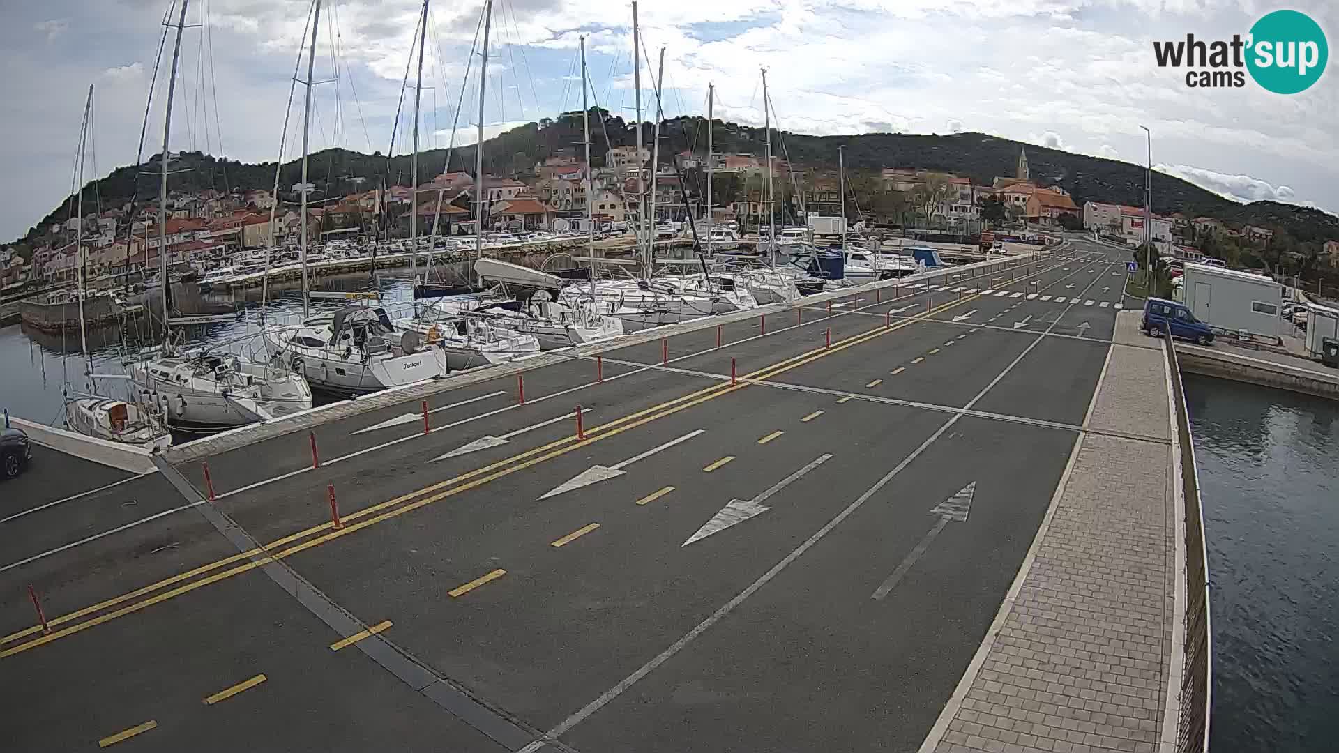 Dalmatie Tkon Traversier – webcams Croatie