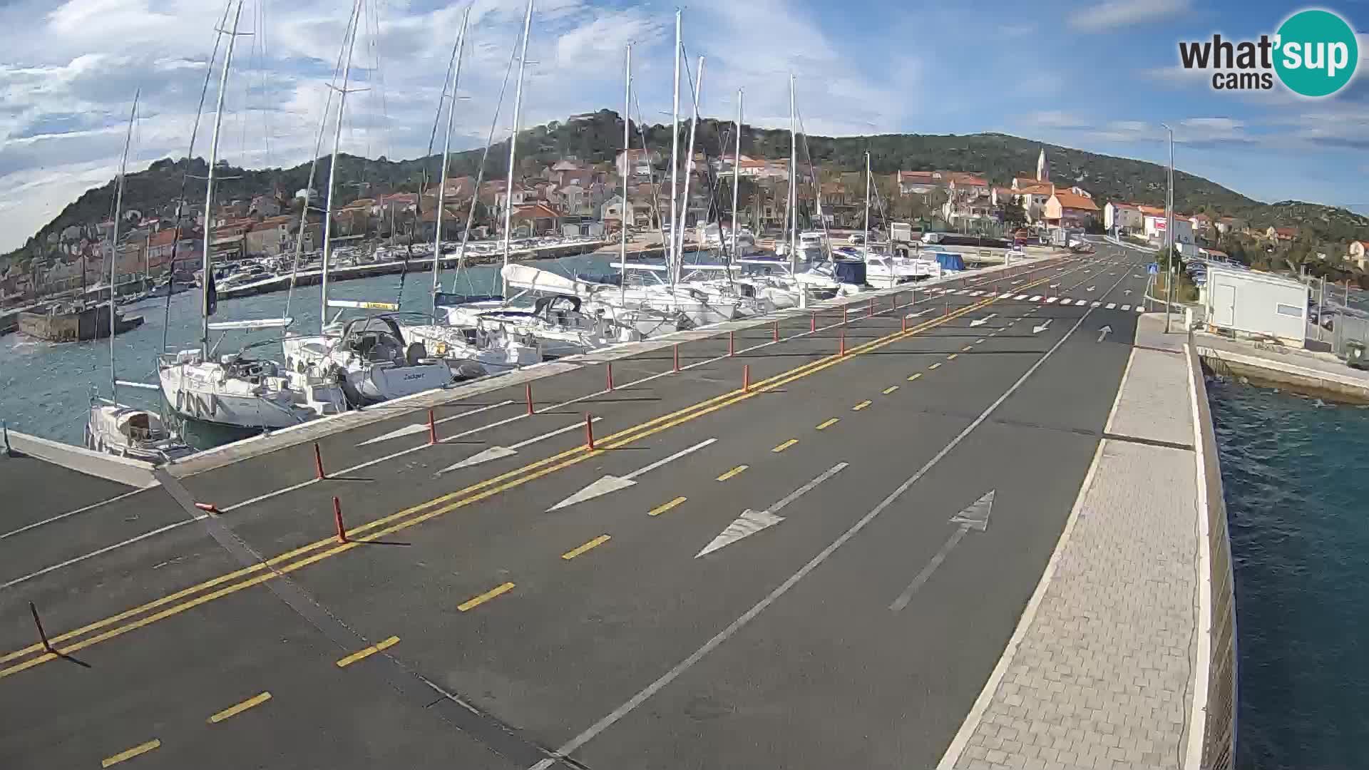 Dalmacia Tkon Transportar- webcams Croacia