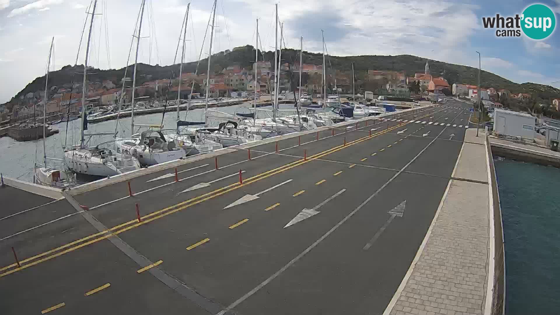Dalmacia Tkon Transportar- webcams Croacia