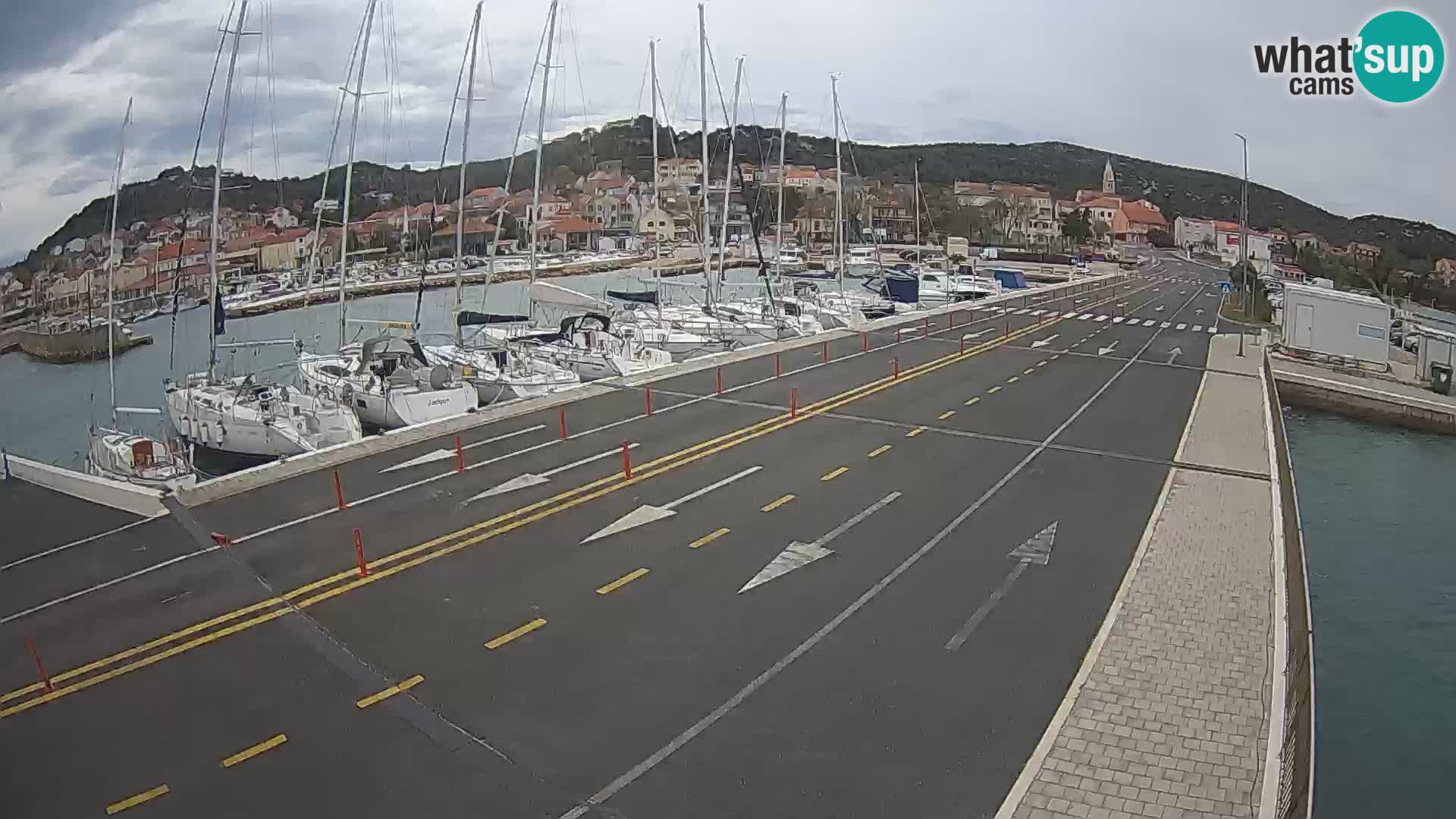 Dalmacia Tkon Transportar- webcams Croacia