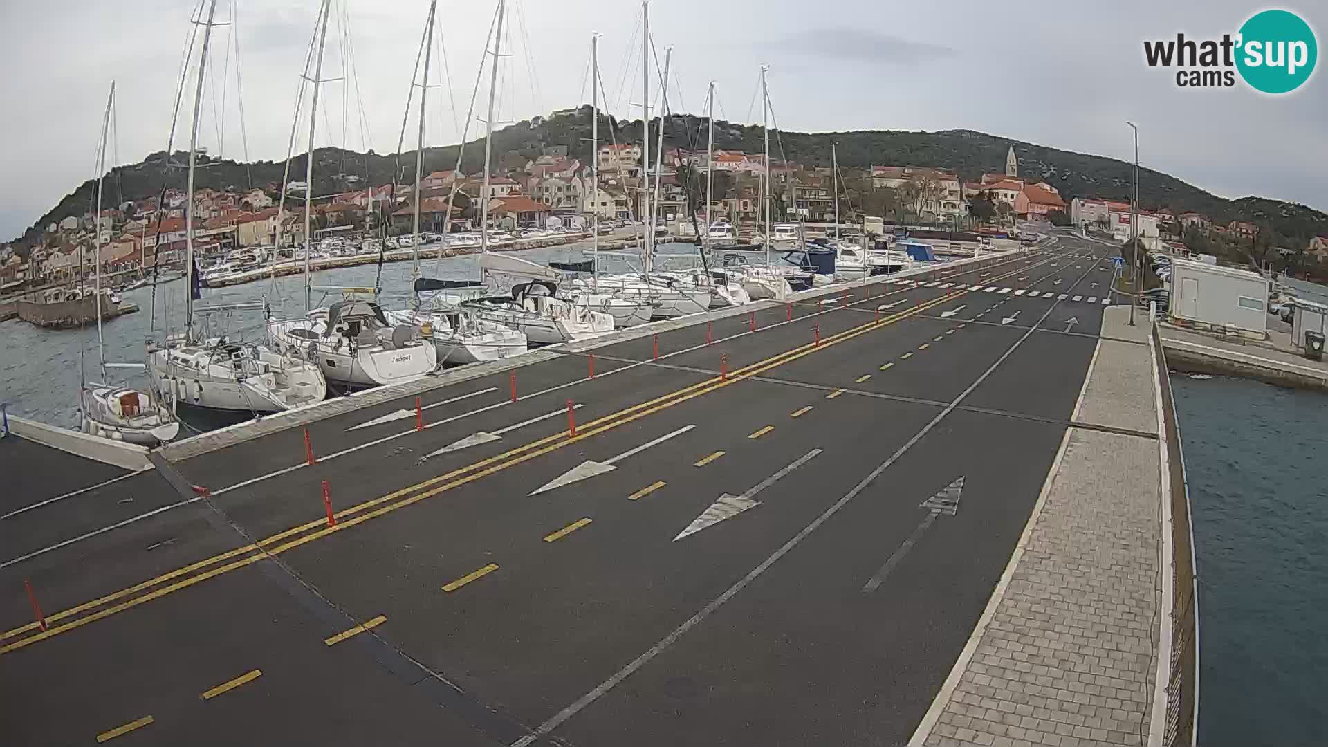 Dalmatie Tkon Traversier – webcams Croatie