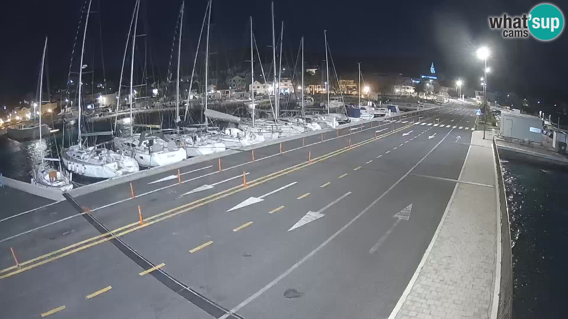 Dalmatie Tkon Traversier – webcams Croatie