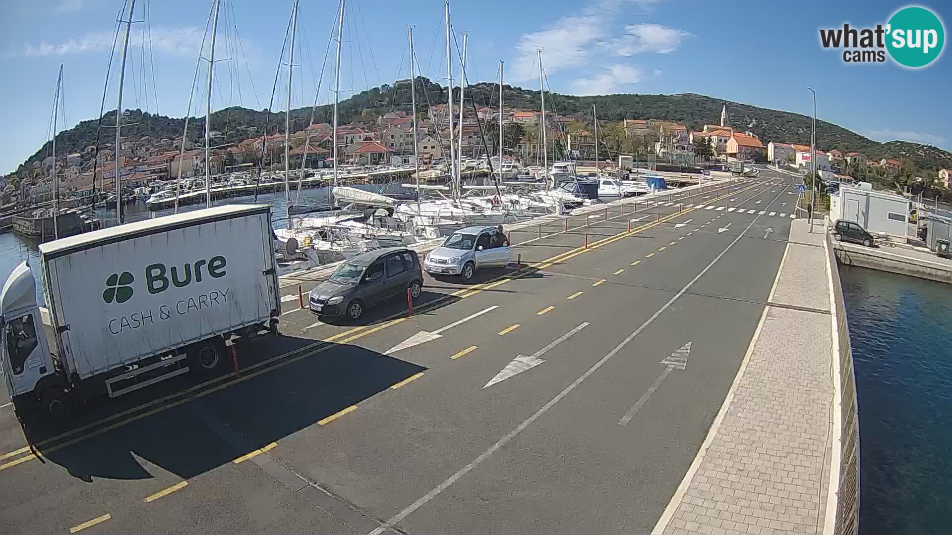Dalmatia Tkon Ferry – webcams Croatia