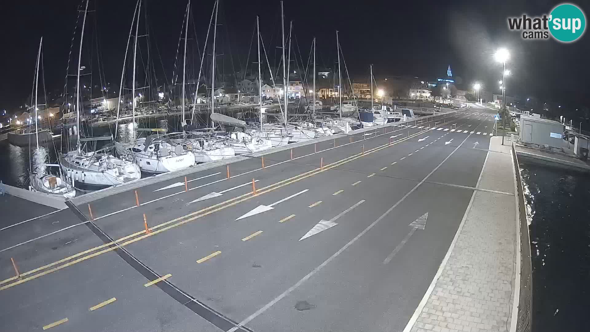 Dalmatie Tkon Traversier – webcams Croatie