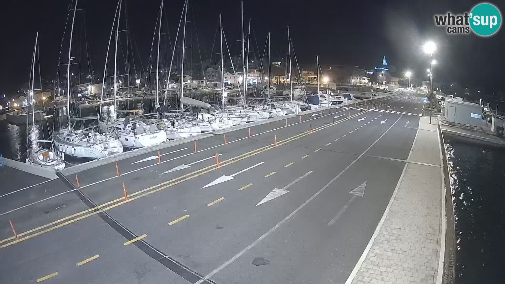 Dalmacia Tkon Transportar- webcams Croacia