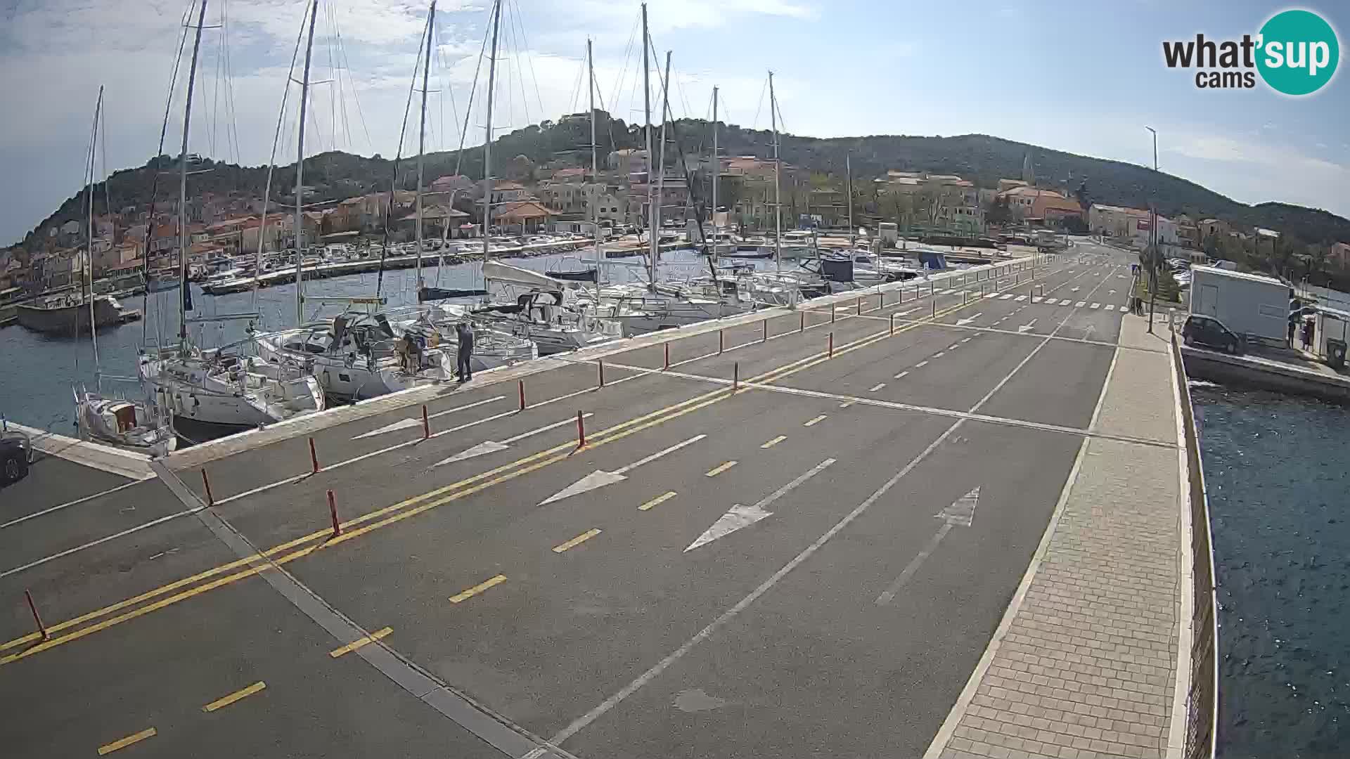 Dalmatie Tkon Traversier – webcams Croatie