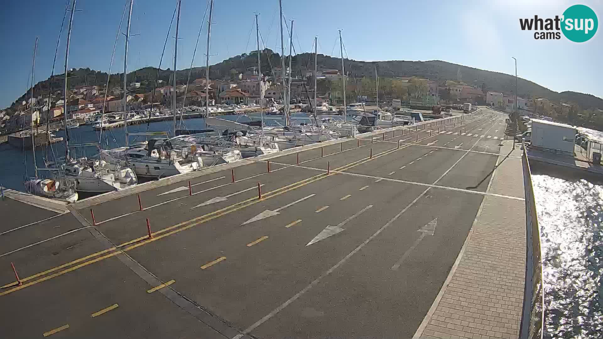 Dalmatie Tkon Traversier – webcams Croatie