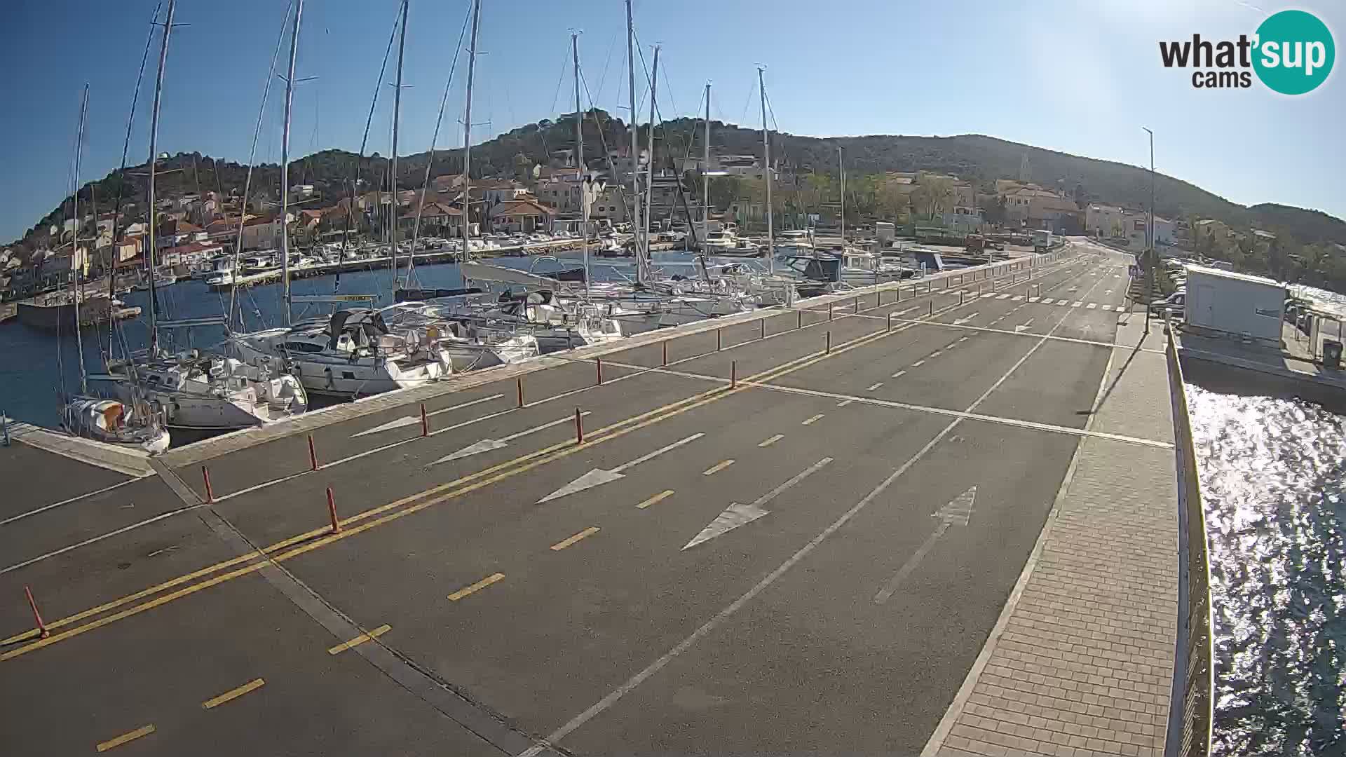 Dalmacia Tkon Transportar- webcams Croacia