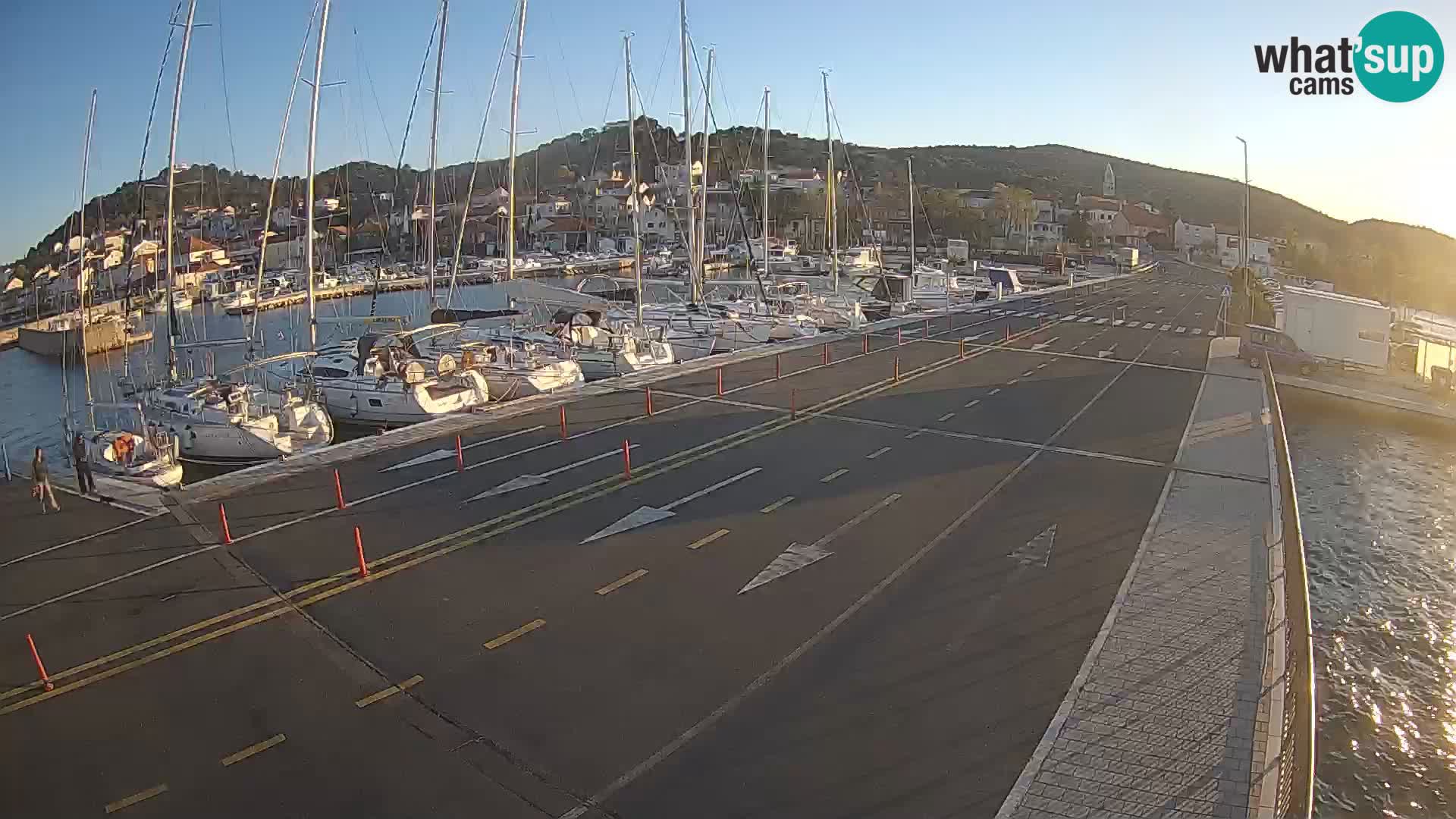 Dalmacia Tkon Transportar- webcams Croacia