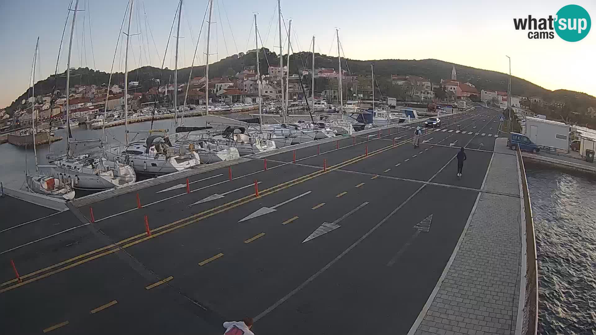 Dalmacia Tkon Transportar- webcams Croacia