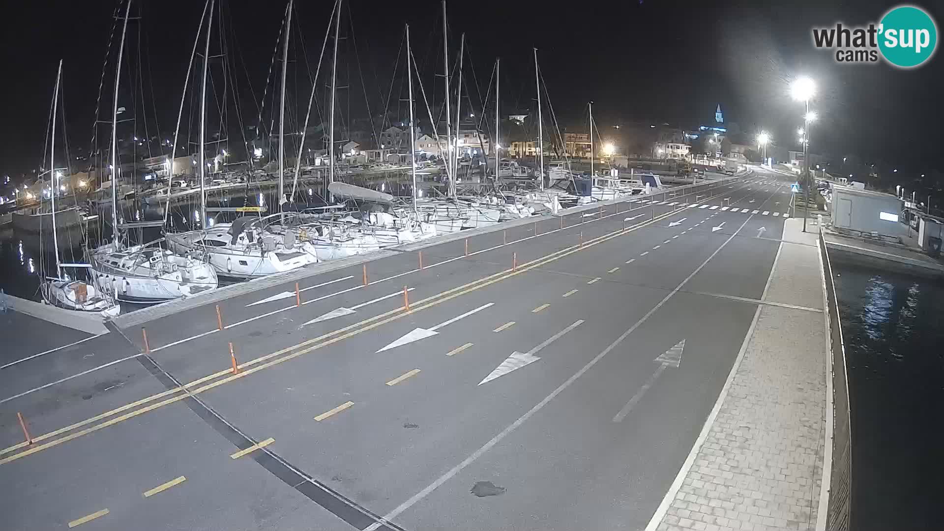 Dalmacia Tkon Transportar- webcams Croacia