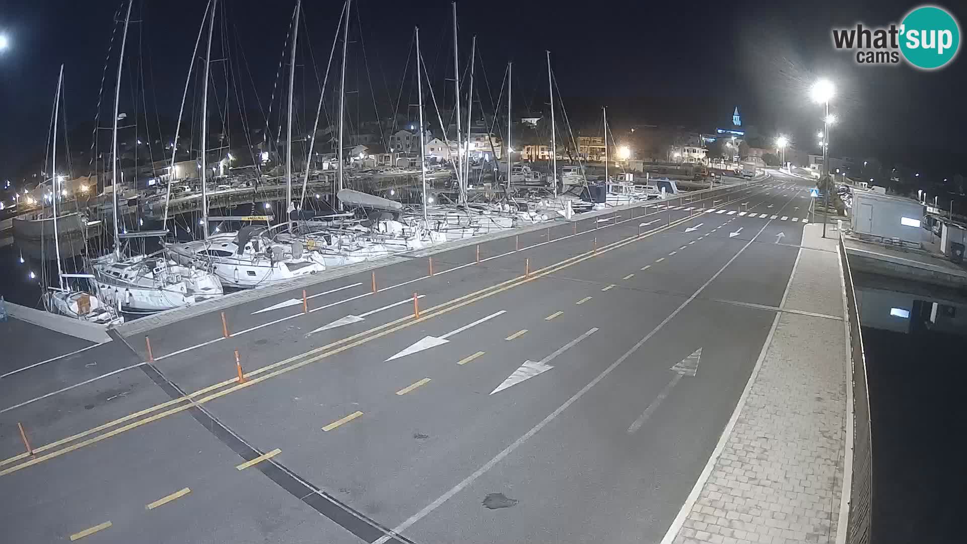 Dalmatie Tkon Traversier – webcams Croatie