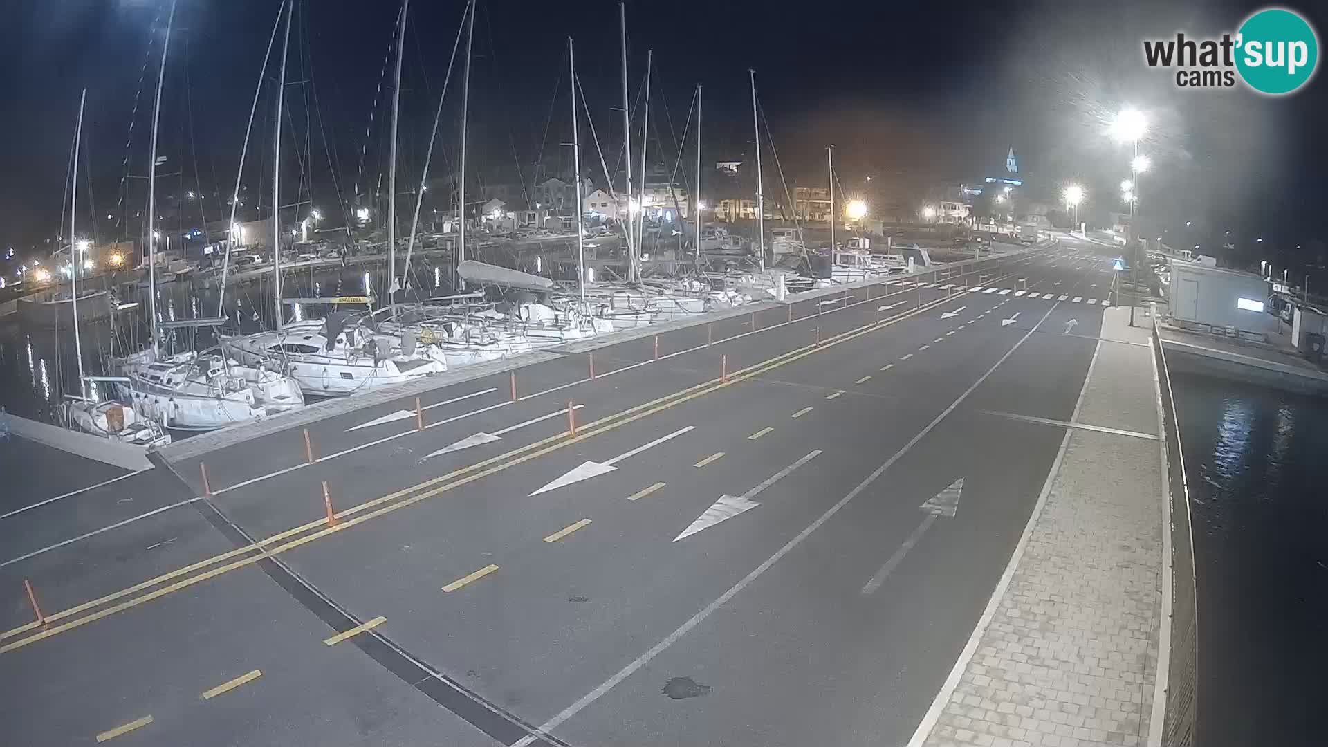 Dalmatie Tkon Traversier – webcams Croatie